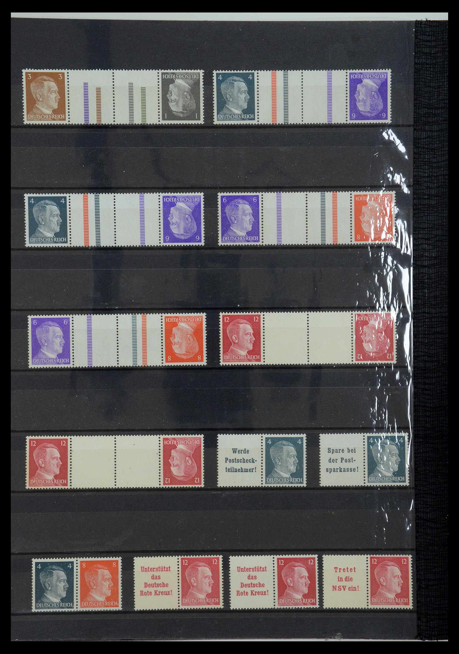 35850 030 - Stamp Collection 35850 German Reich booklets and combinations 1910-1941.
