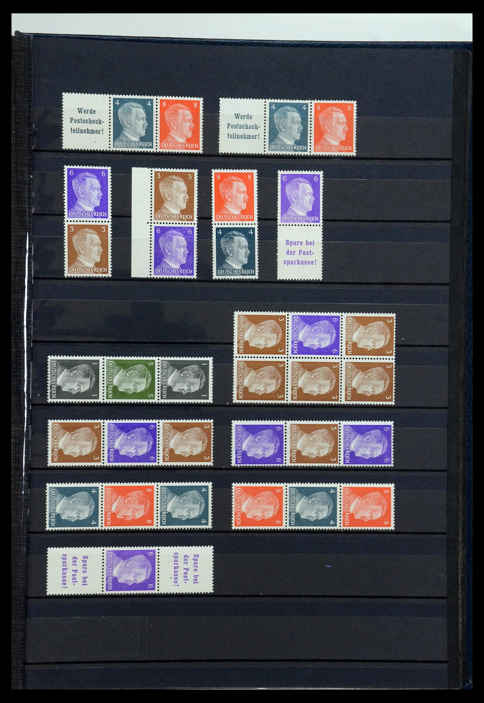 35850 031 - Stamp Collection 35850 German Reich booklets and combinations 1910-1941.