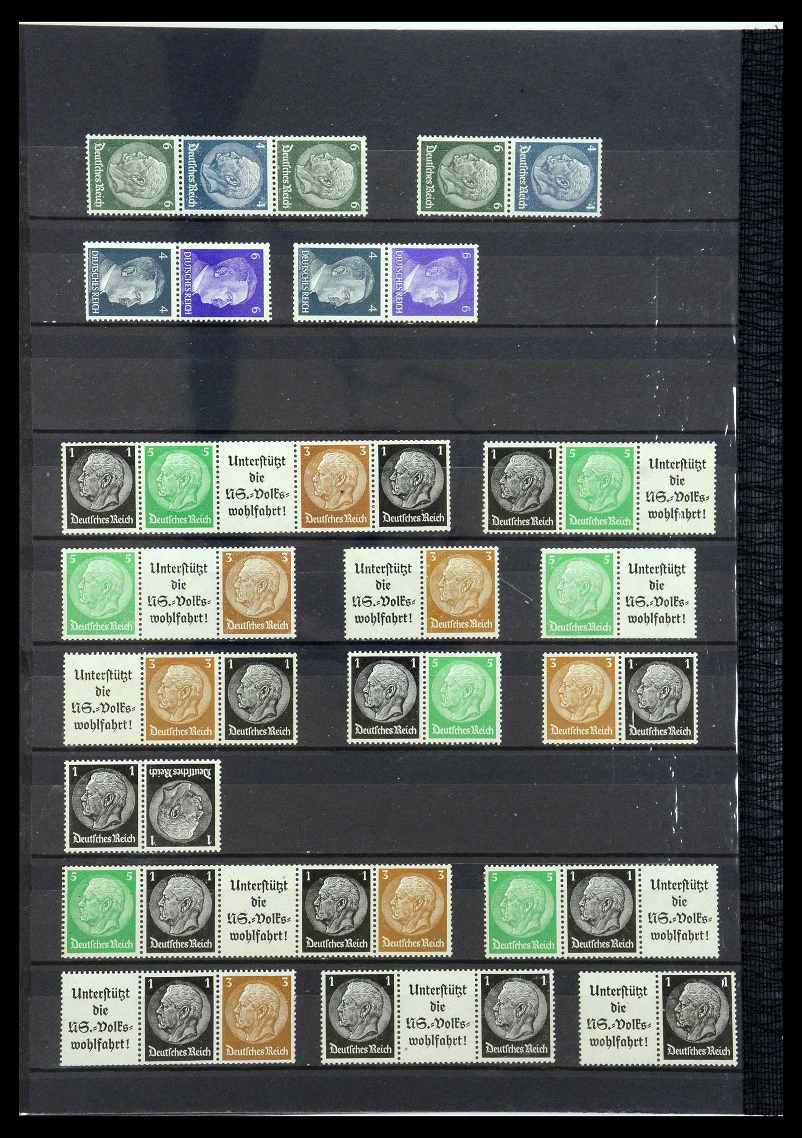35850 032 - Stamp Collection 35850 German Reich booklets and combinations 1910-1941.