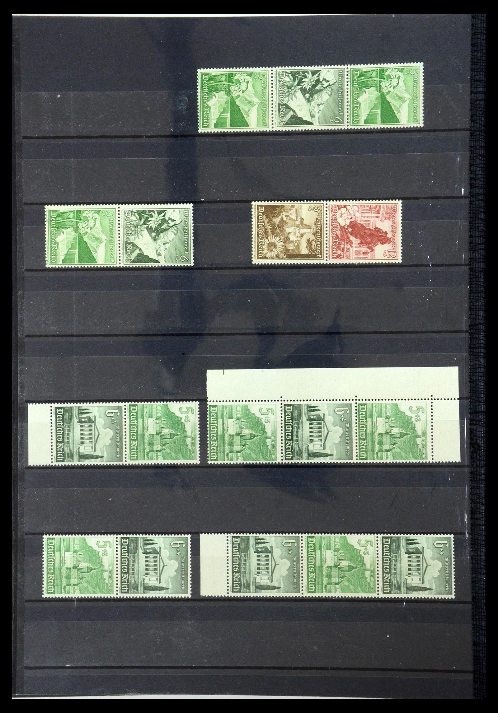 35850 039 - Stamp Collection 35850 German Reich booklets and combinations 1910-1941.