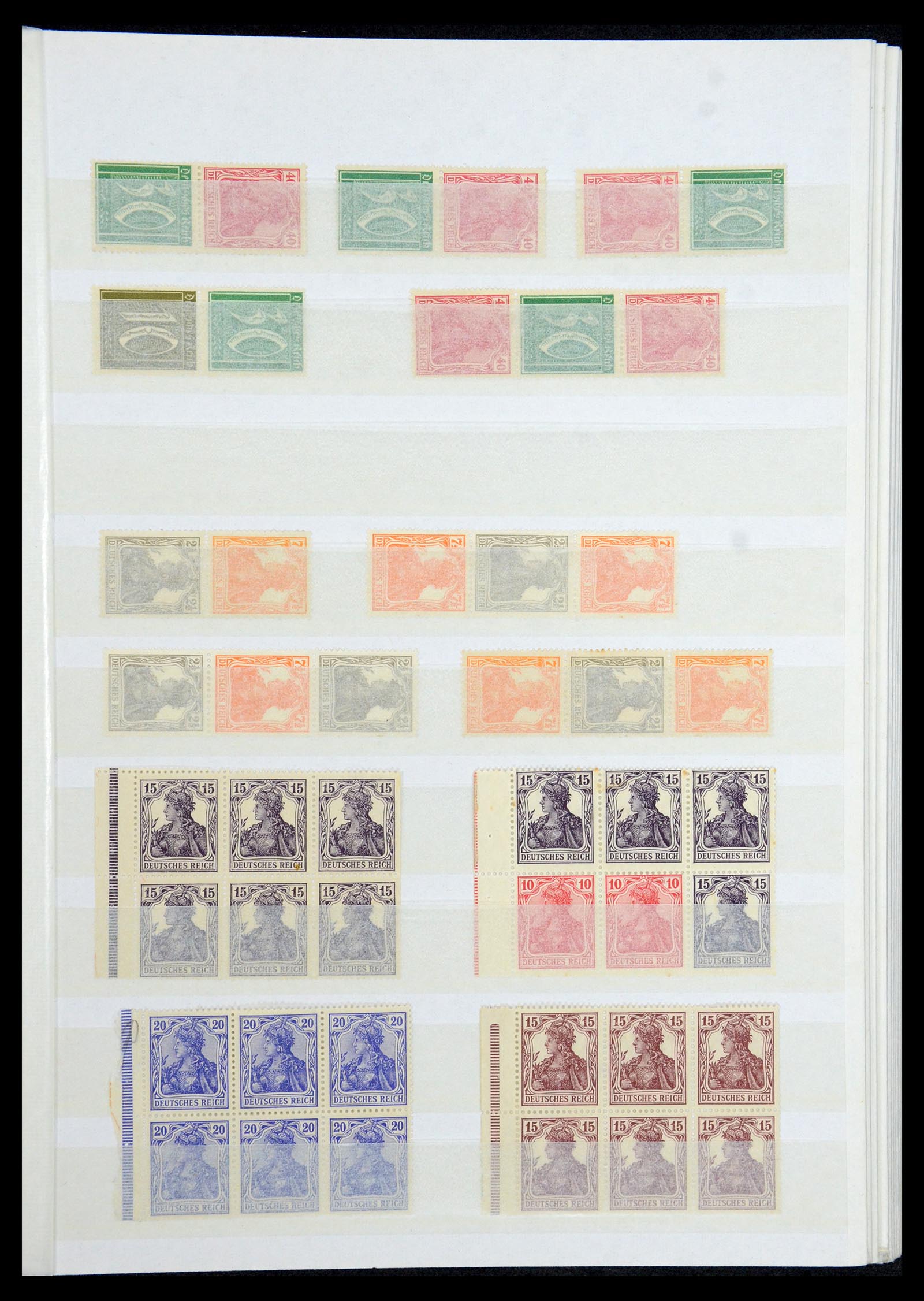 35851 003 - Stamp Collection 35851 German Reich combinations 1910-1941.