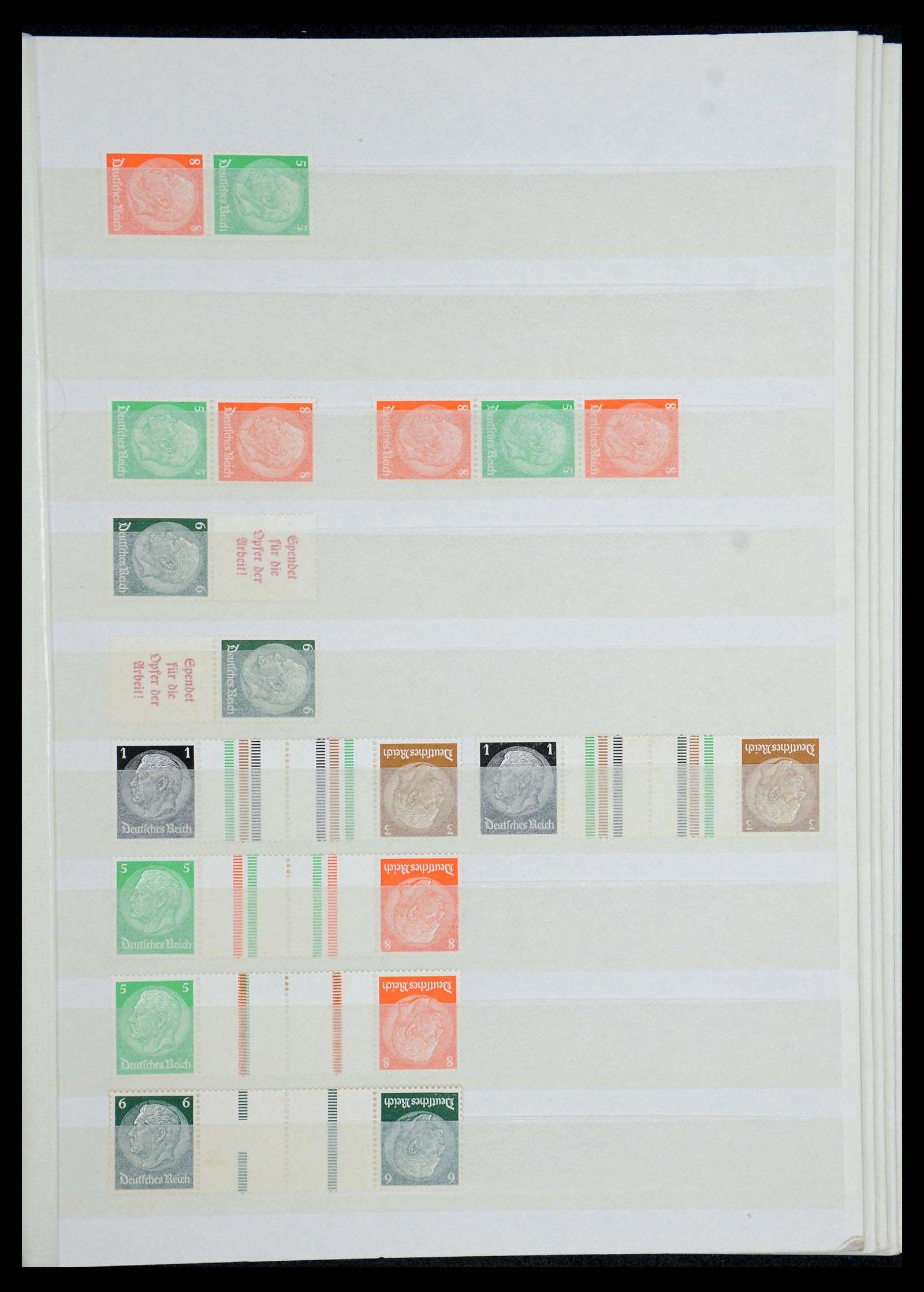 35851 009 - Postzegelverzameling 35851 Duitse Rijk combinaties 1910-1941.