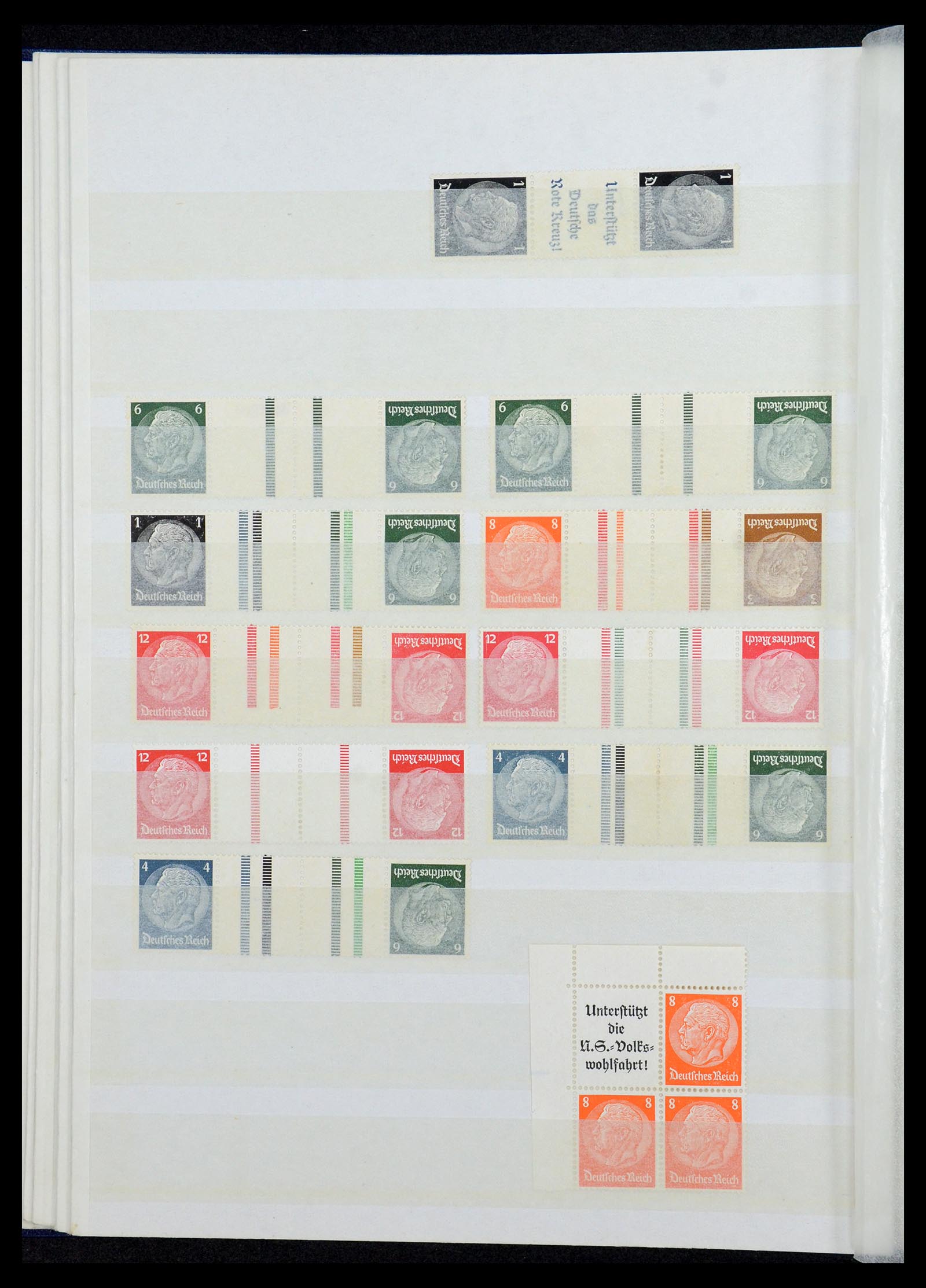 35851 022 - Stamp Collection 35851 German Reich combinations 1910-1941.