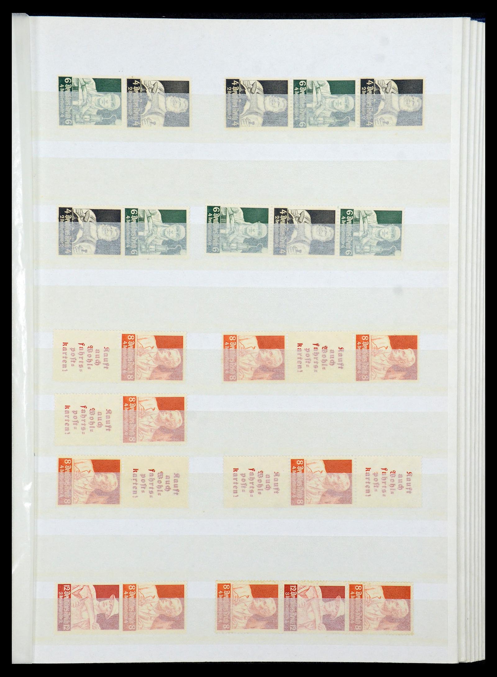 35851 023 - Stamp Collection 35851 German Reich combinations 1910-1941.