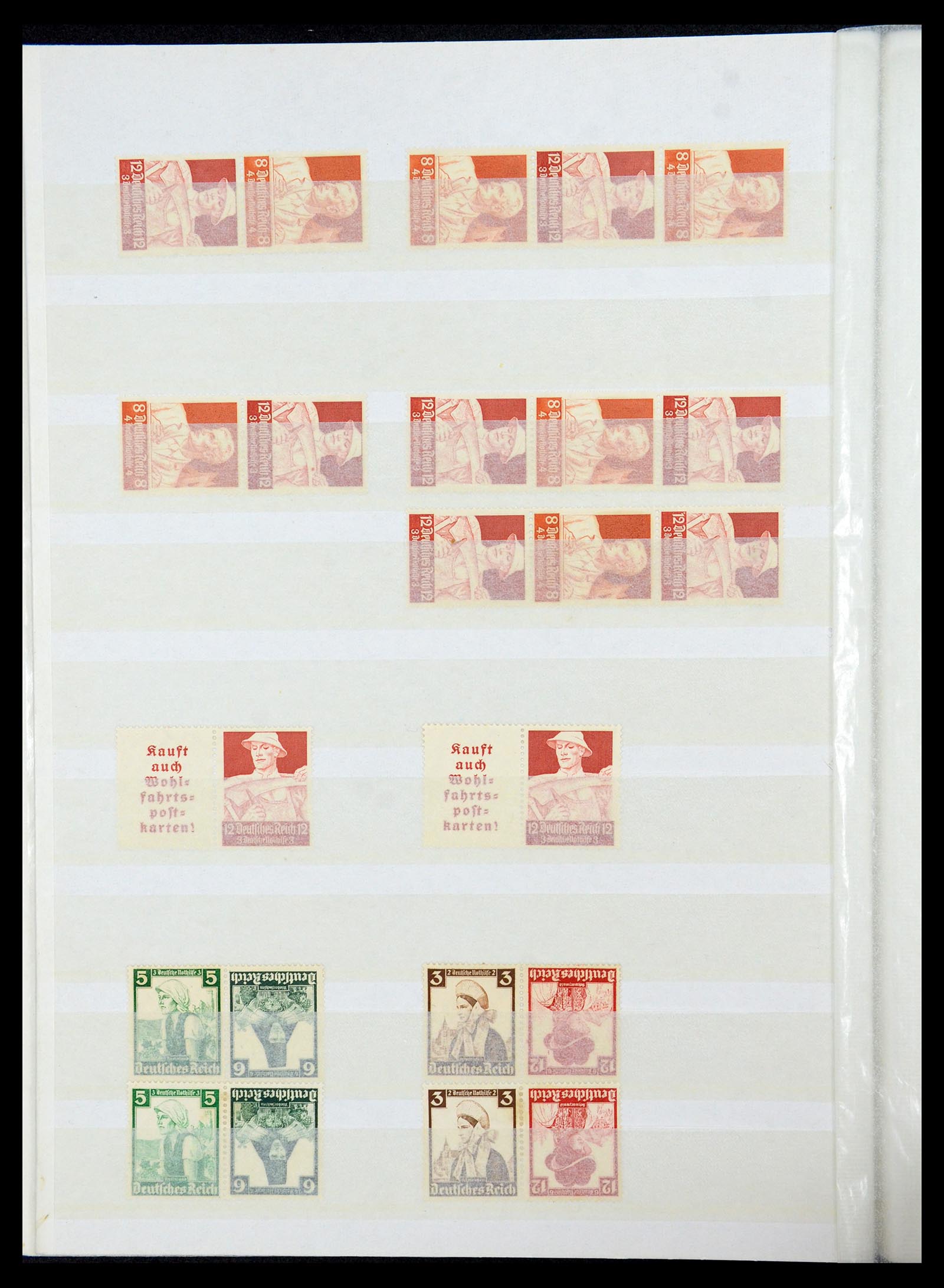 35851 024 - Stamp Collection 35851 German Reich combinations 1910-1941.