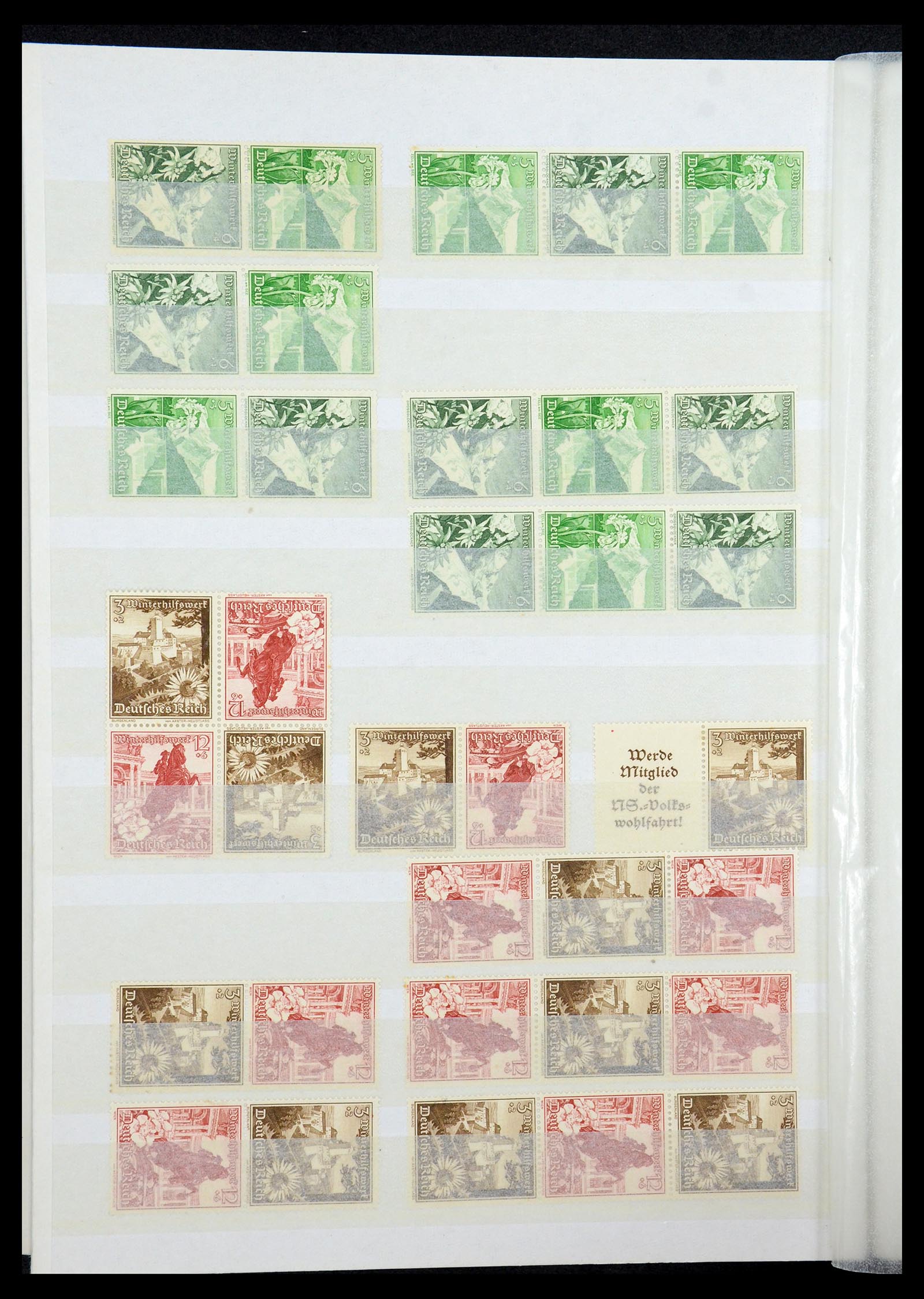 35851 030 - Stamp Collection 35851 German Reich combinations 1910-1941.