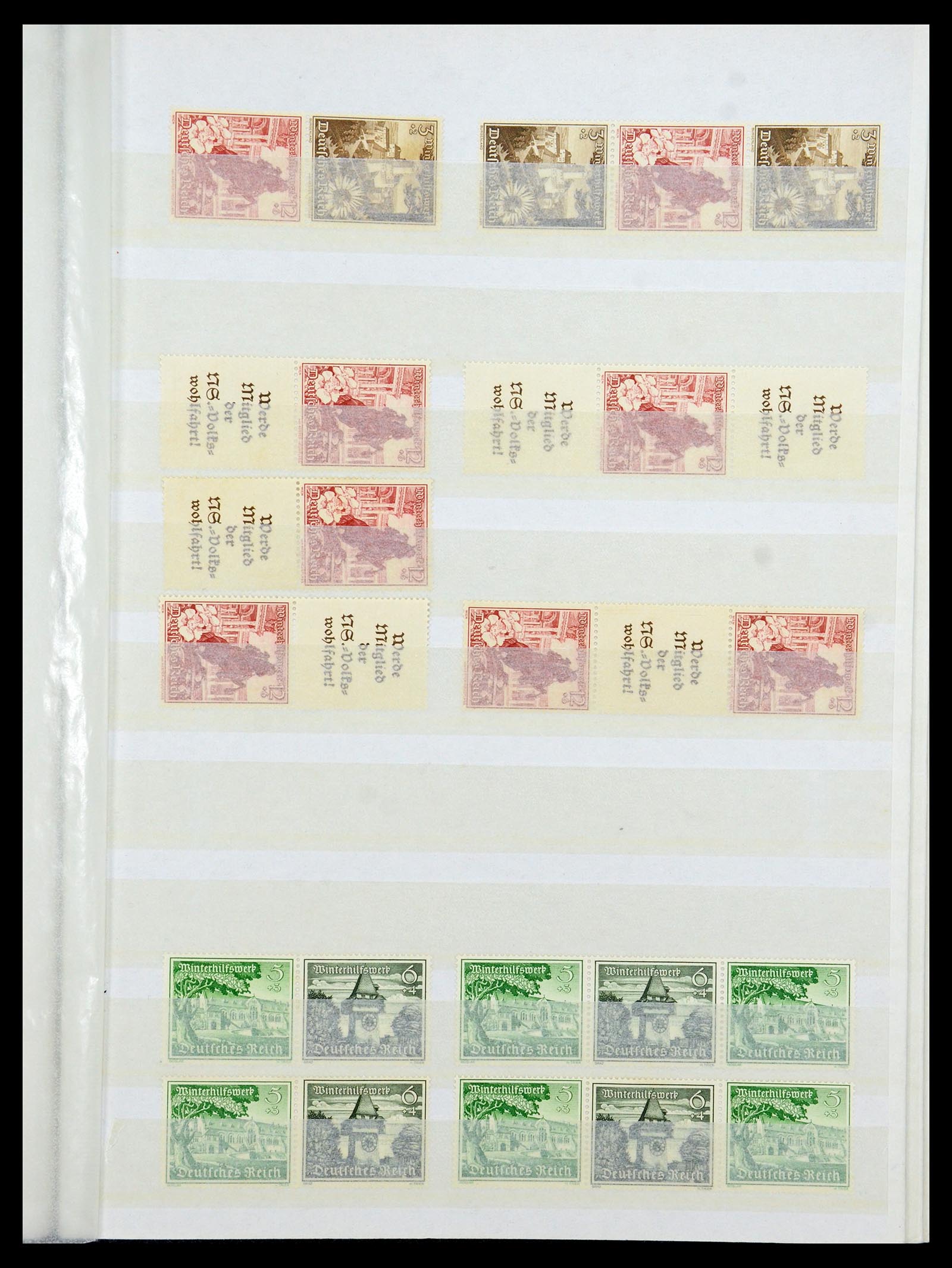 35851 031 - Stamp Collection 35851 German Reich combinations 1910-1941.
