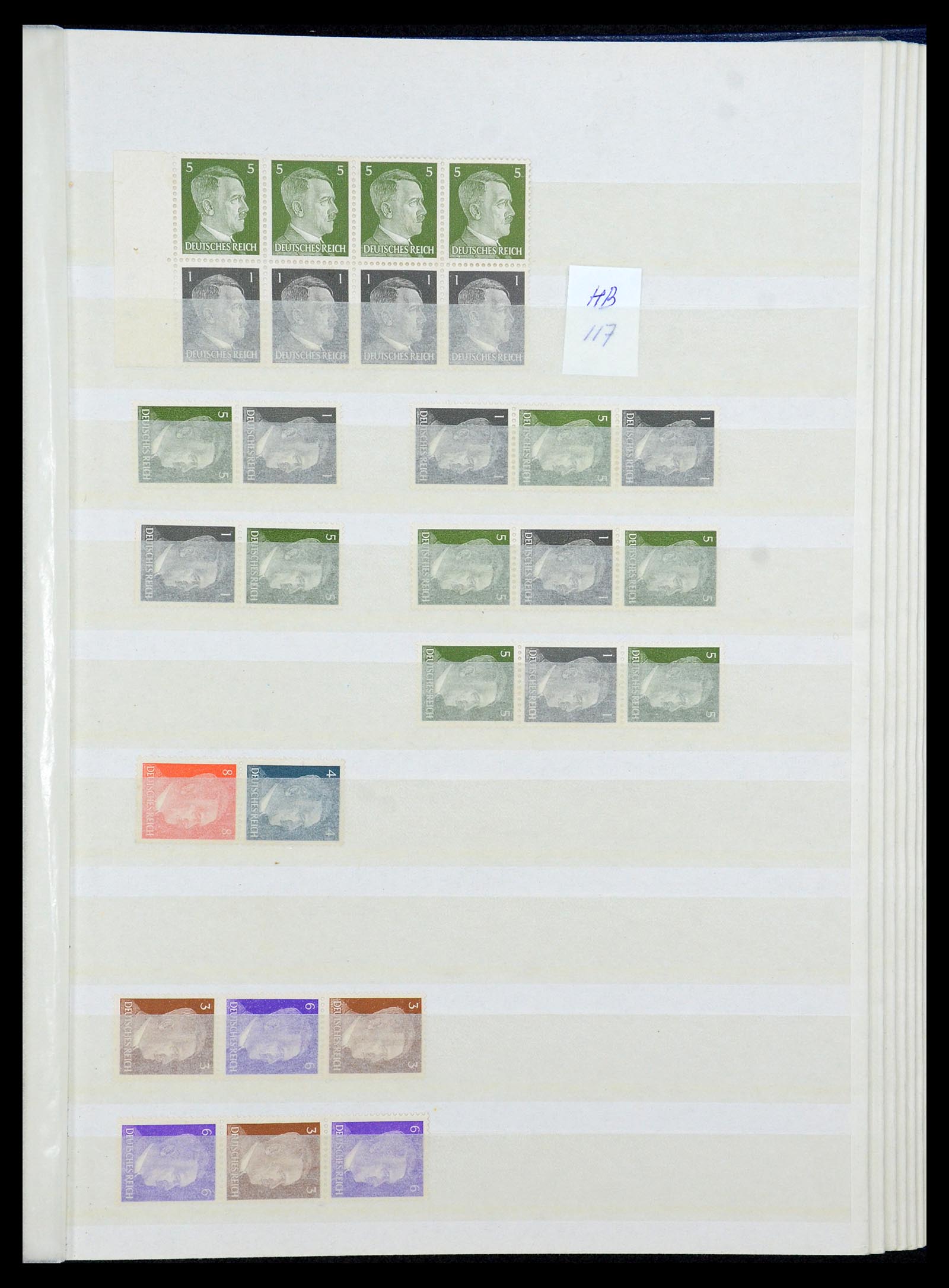 35851 035 - Stamp Collection 35851 German Reich combinations 1910-1941.