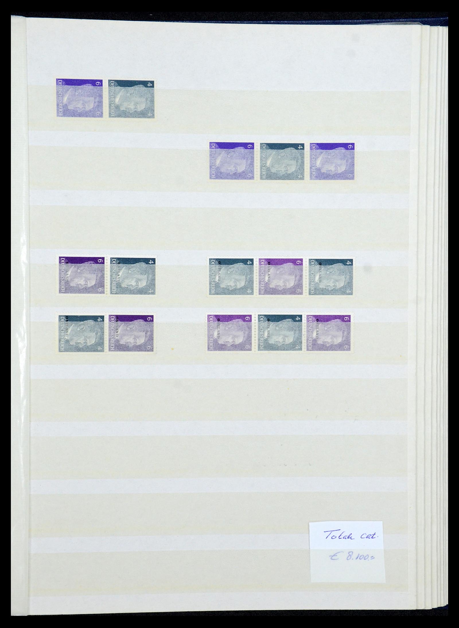 35851 039 - Stamp Collection 35851 German Reich combinations 1910-1941.