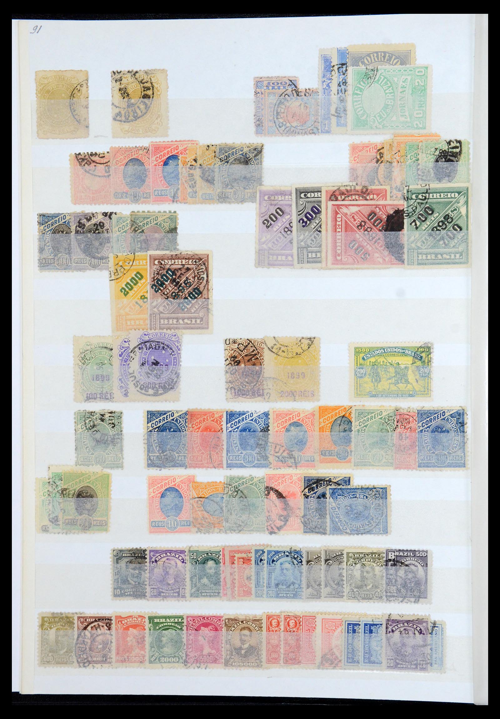 35854 002 - Postzegelverzameling 35854 Brazilië 1849-1998.