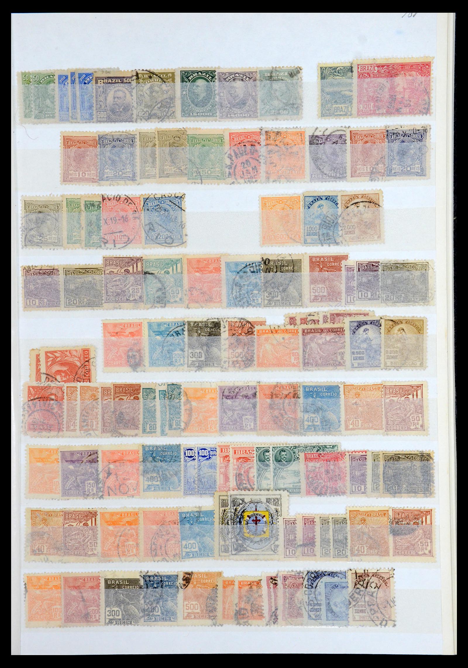 35854 003 - Postzegelverzameling 35854 Brazilië 1849-1998.