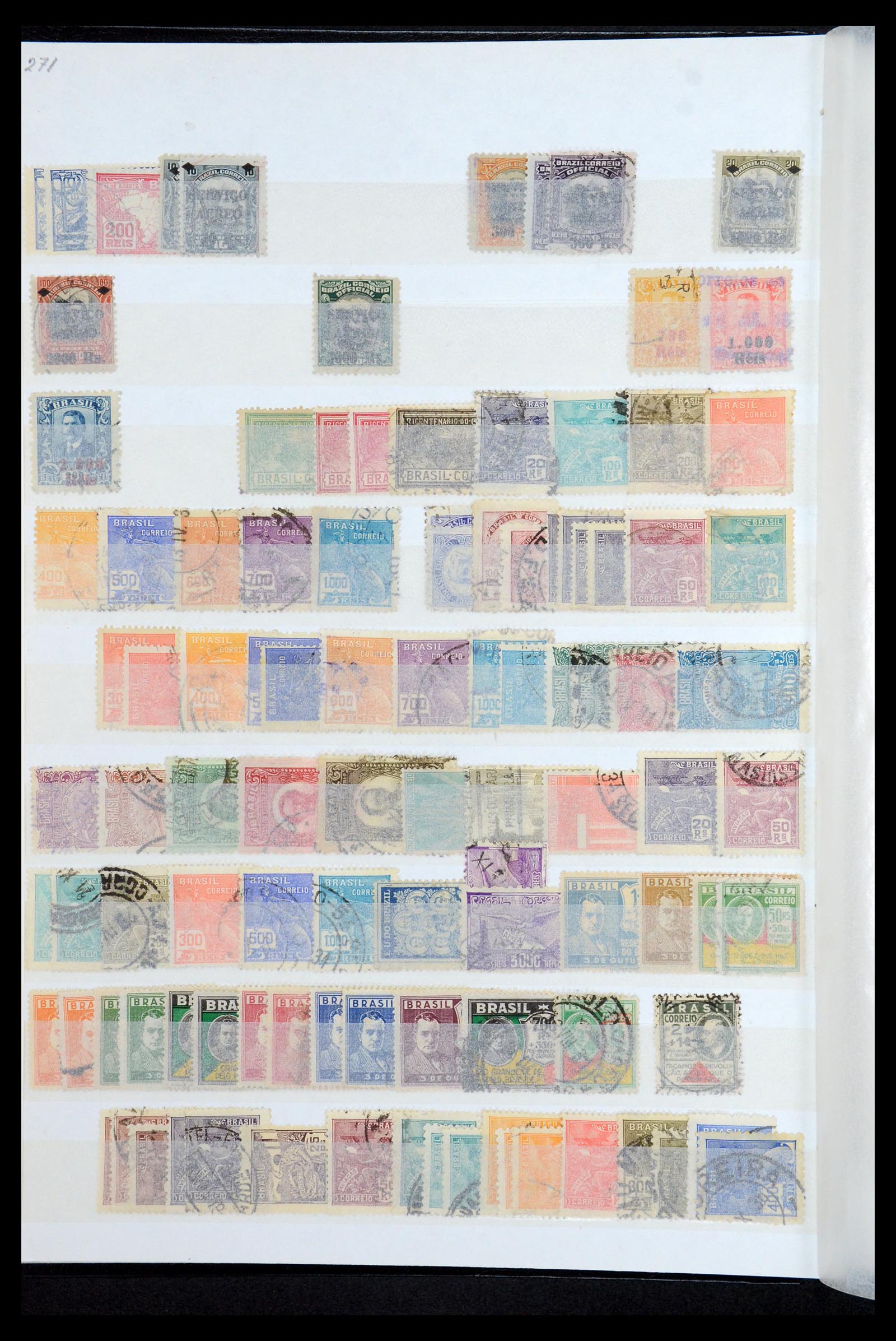 35854 004 - Postzegelverzameling 35854 Brazilië 1849-1998.