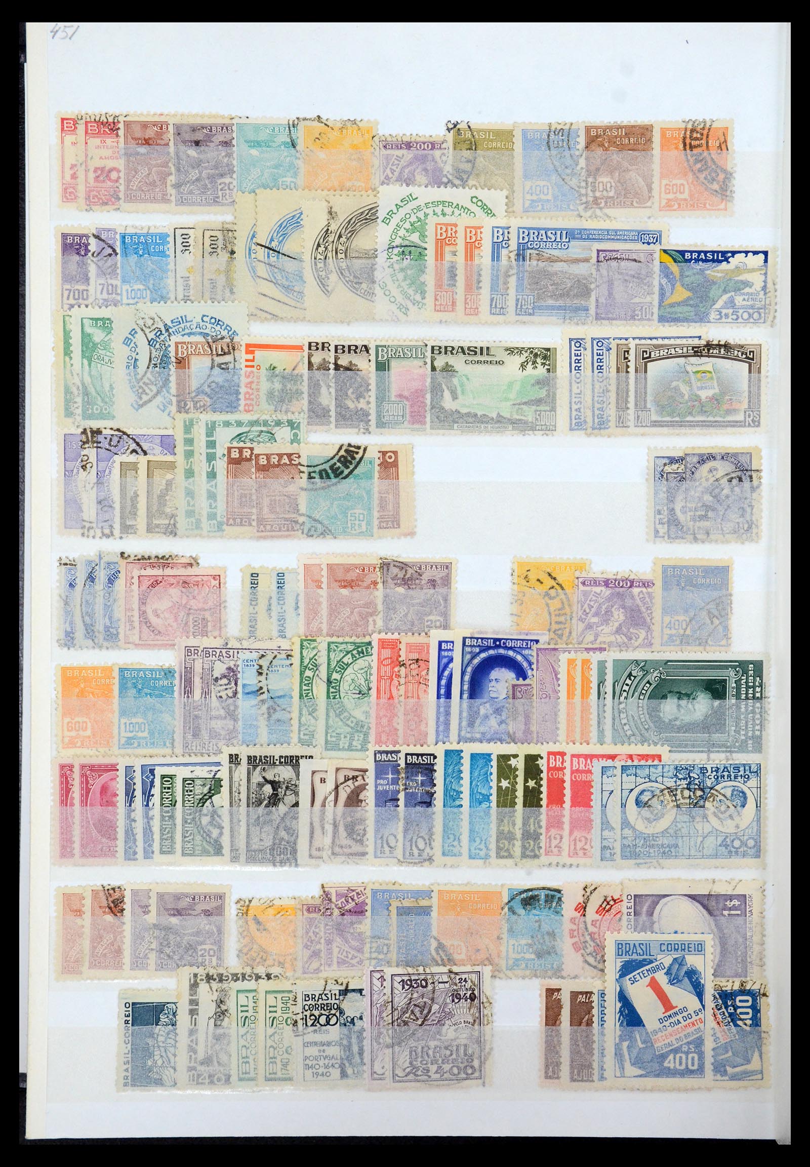 35854 006 - Postzegelverzameling 35854 Brazilië 1849-1998.