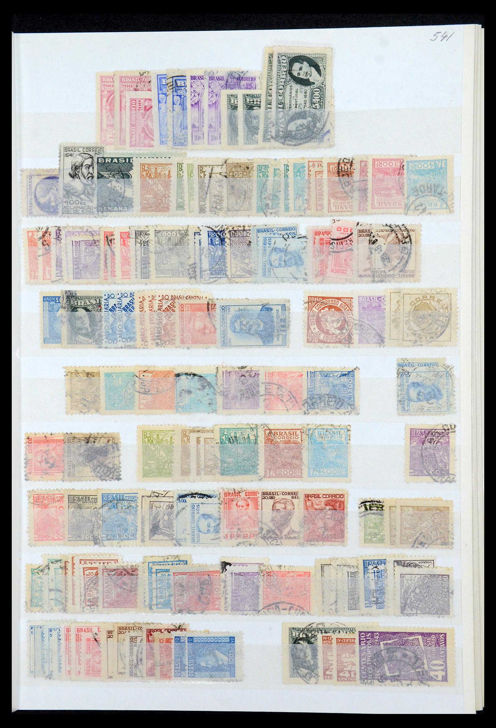 35854 007 - Postzegelverzameling 35854 Brazilië 1849-1998.