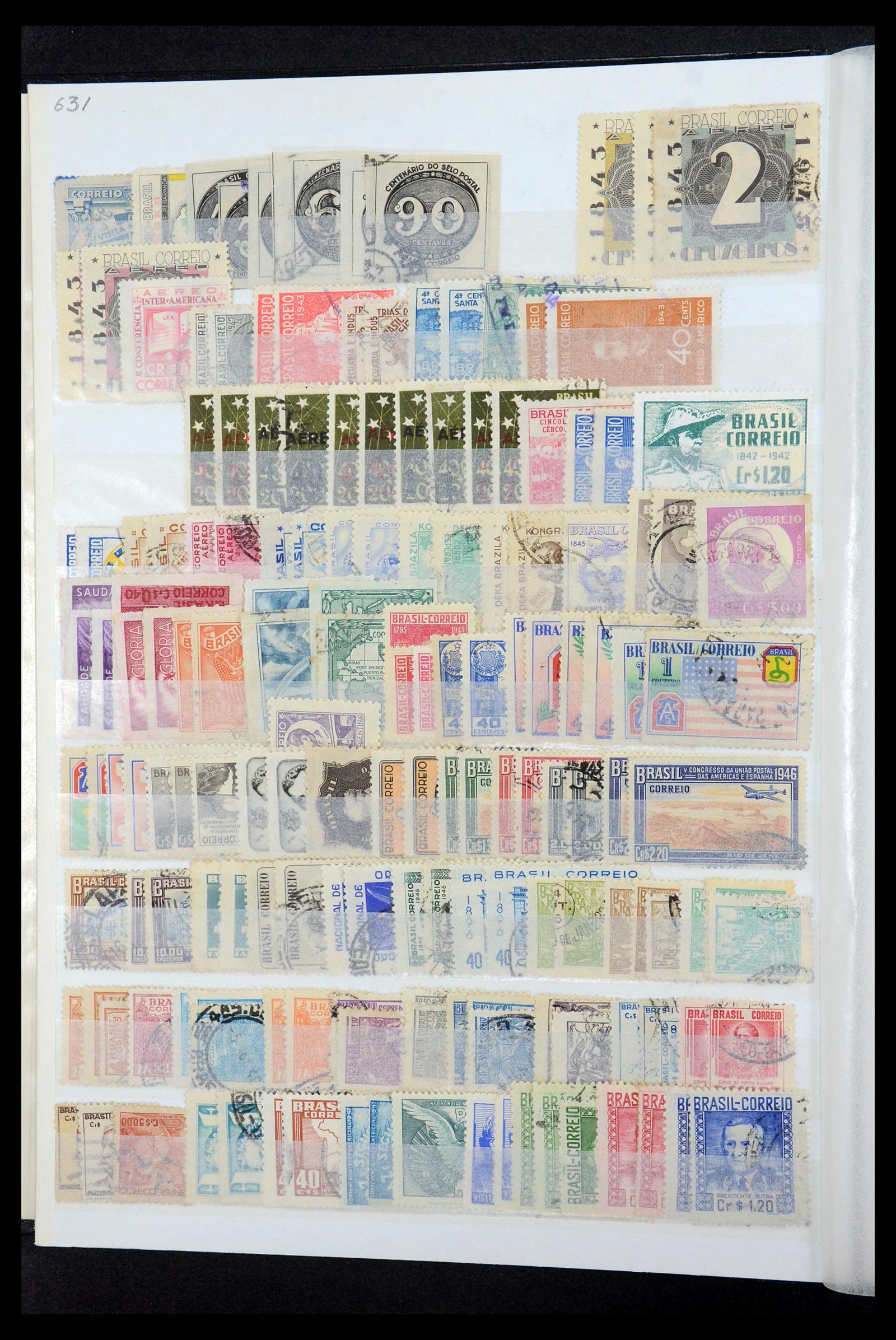 35854 008 - Postzegelverzameling 35854 Brazilië 1849-1998.
