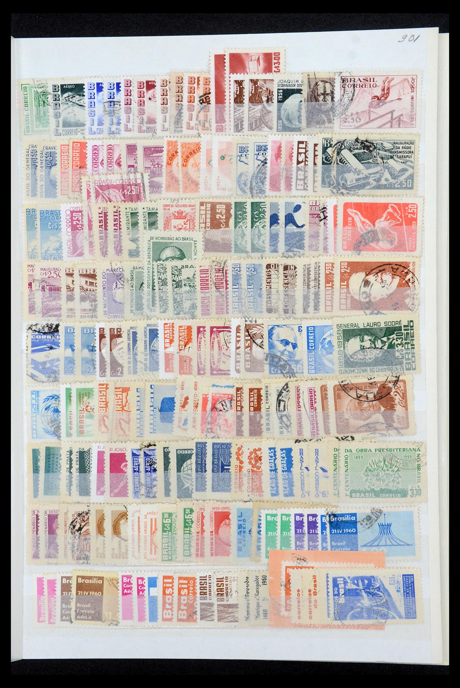 35854 011 - Postzegelverzameling 35854 Brazilië 1849-1998.