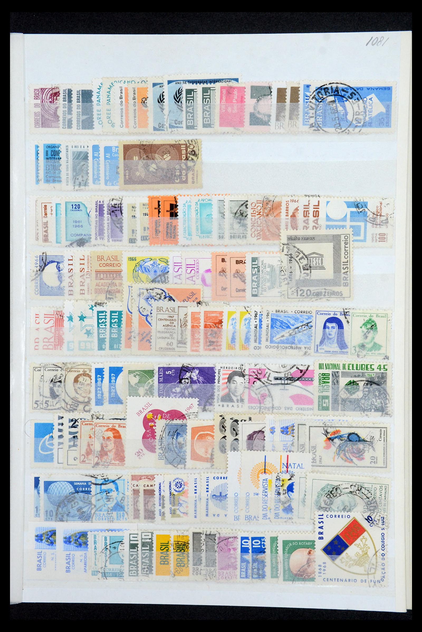 35854 012 - Postzegelverzameling 35854 Brazilië 1849-1998.