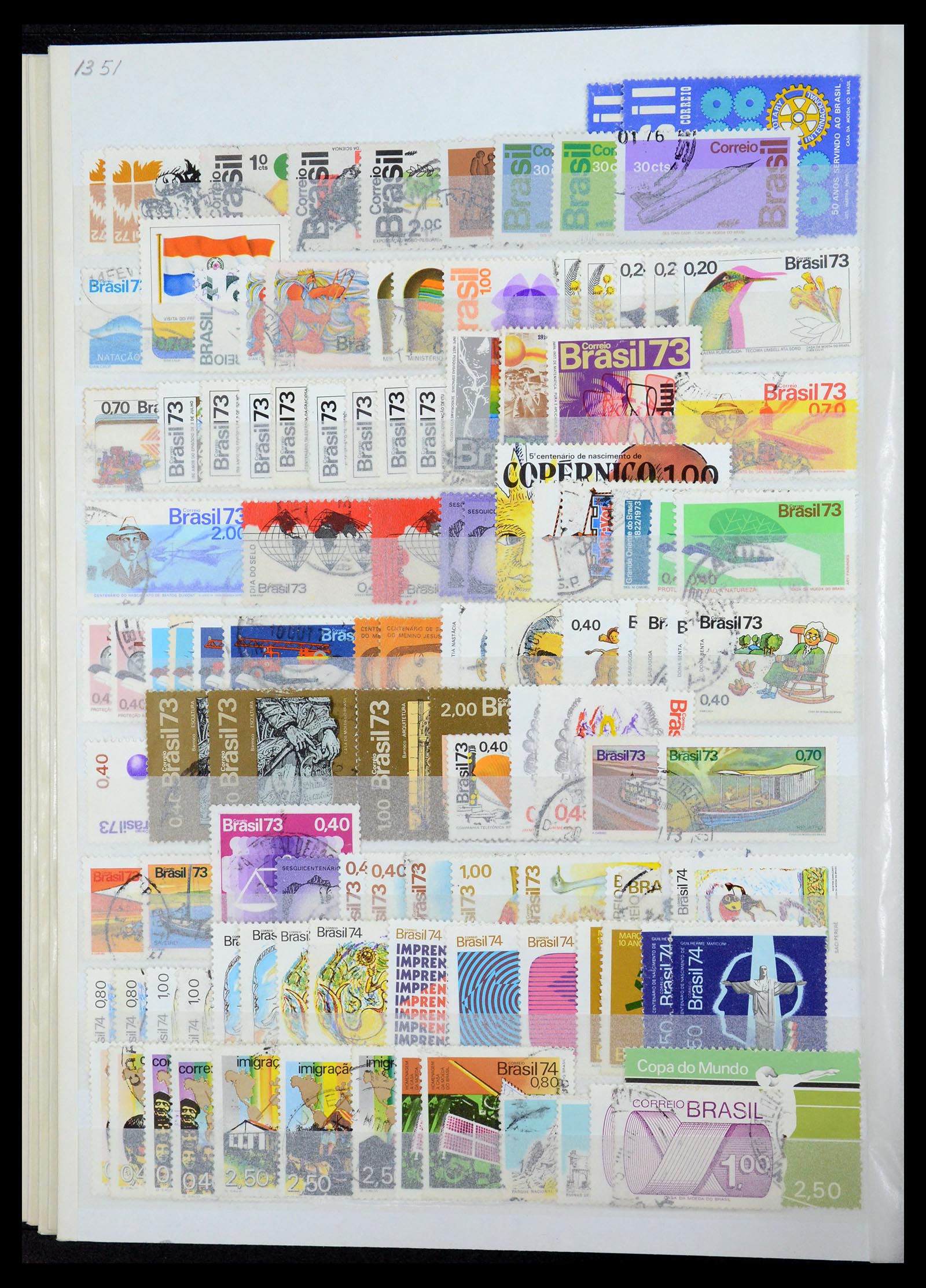 35854 016 - Postzegelverzameling 35854 Brazilië 1849-1998.