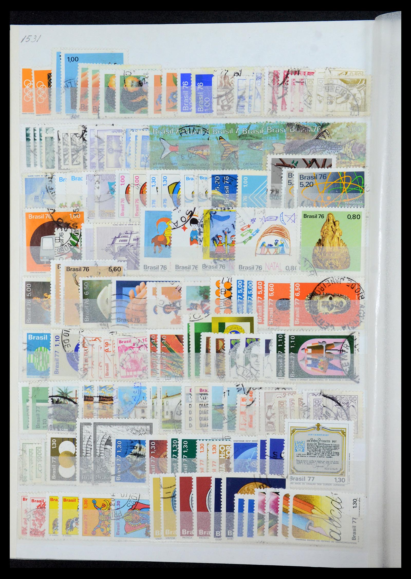 35854 018 - Postzegelverzameling 35854 Brazilië 1849-1998.