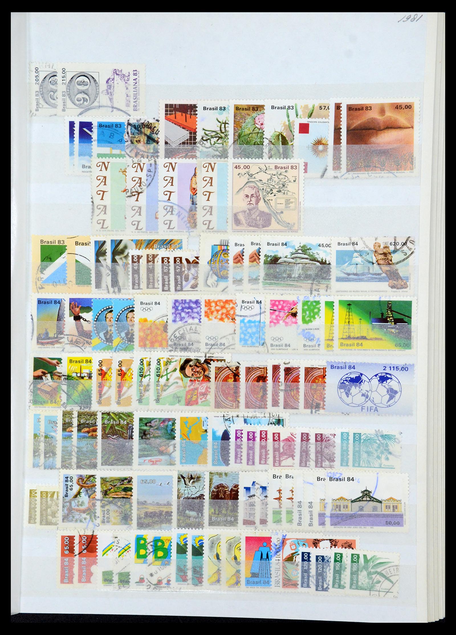 35854 023 - Postzegelverzameling 35854 Brazilië 1849-1998.