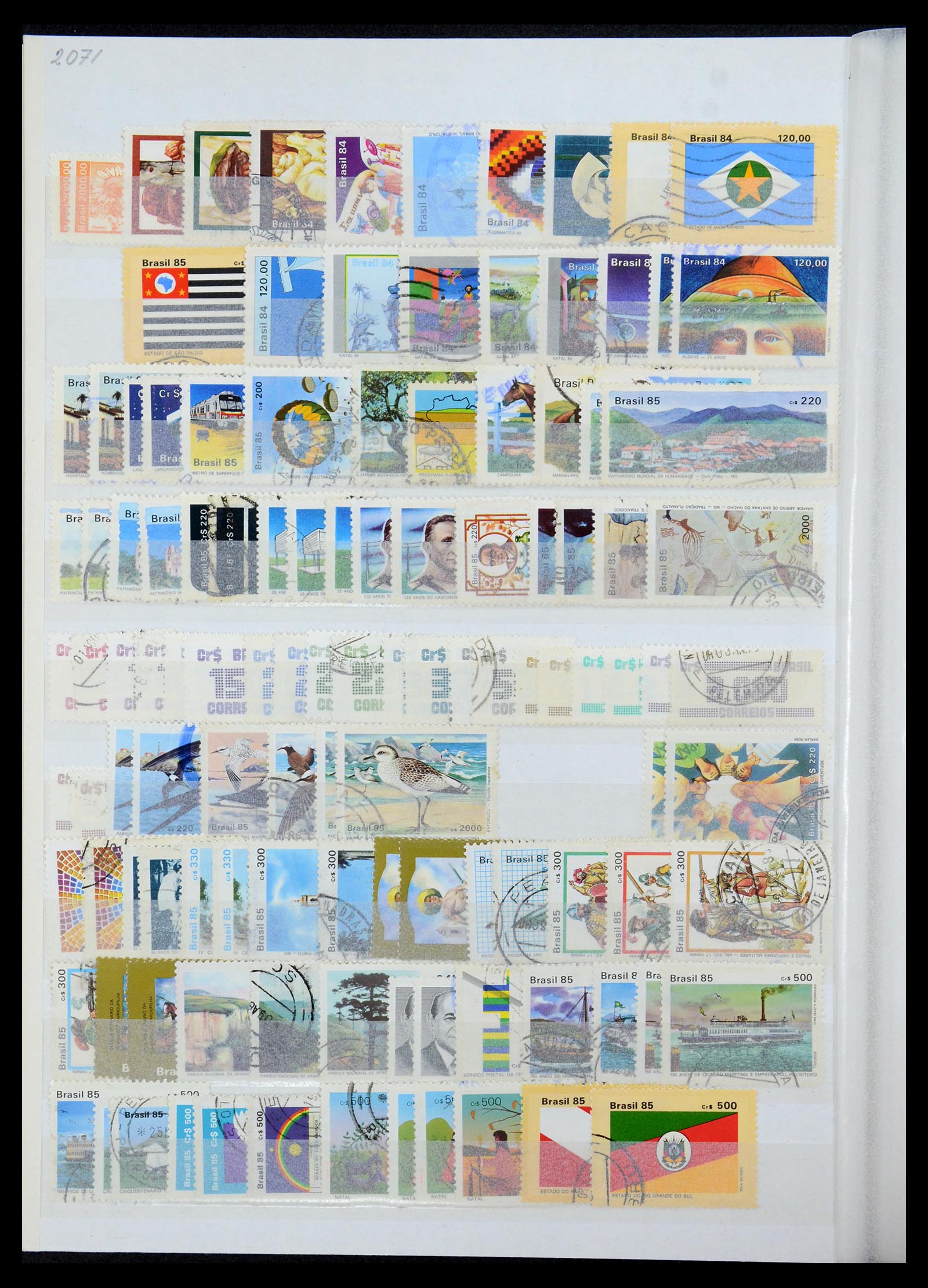 35854 024 - Postzegelverzameling 35854 Brazilië 1849-1998.