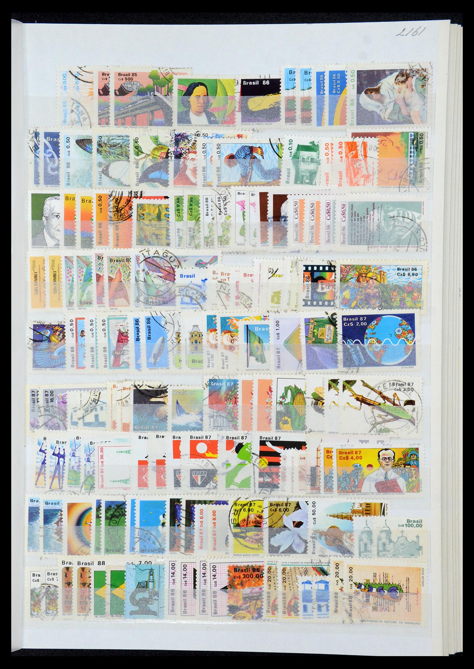 35854 025 - Postzegelverzameling 35854 Brazilië 1849-1998.