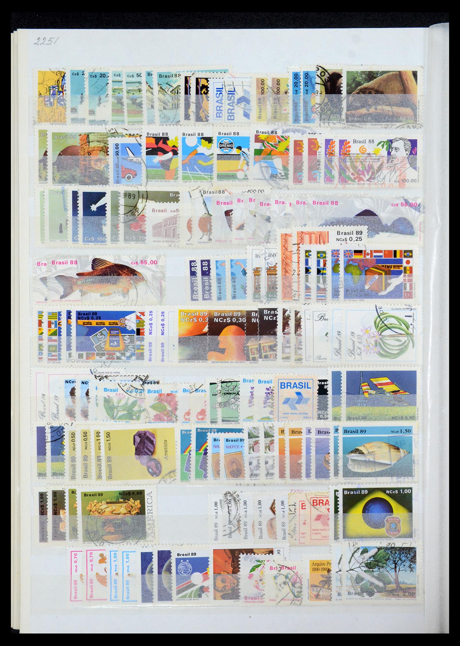 35854 026 - Postzegelverzameling 35854 Brazilië 1849-1998.