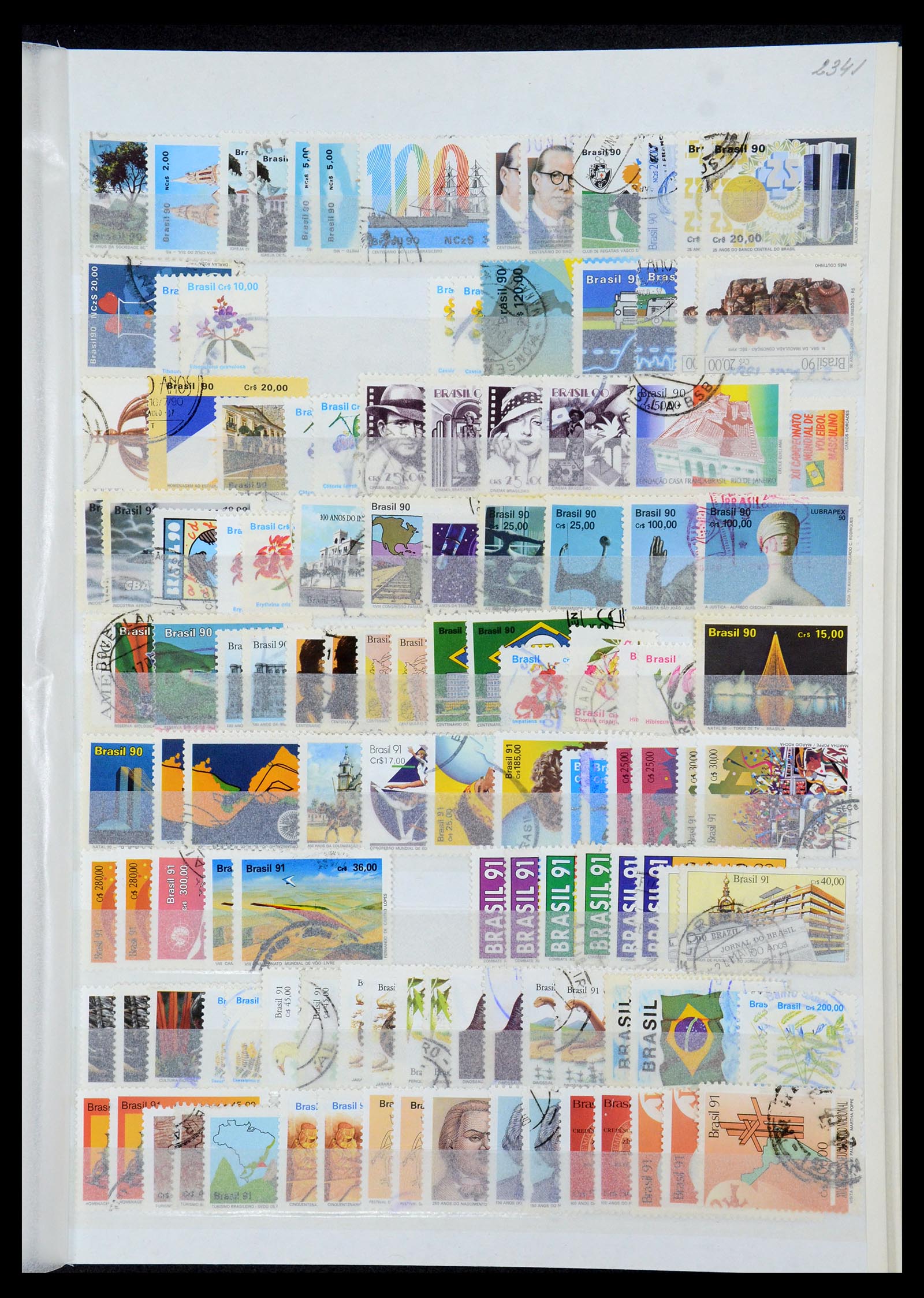 35854 027 - Postzegelverzameling 35854 Brazilië 1849-1998.