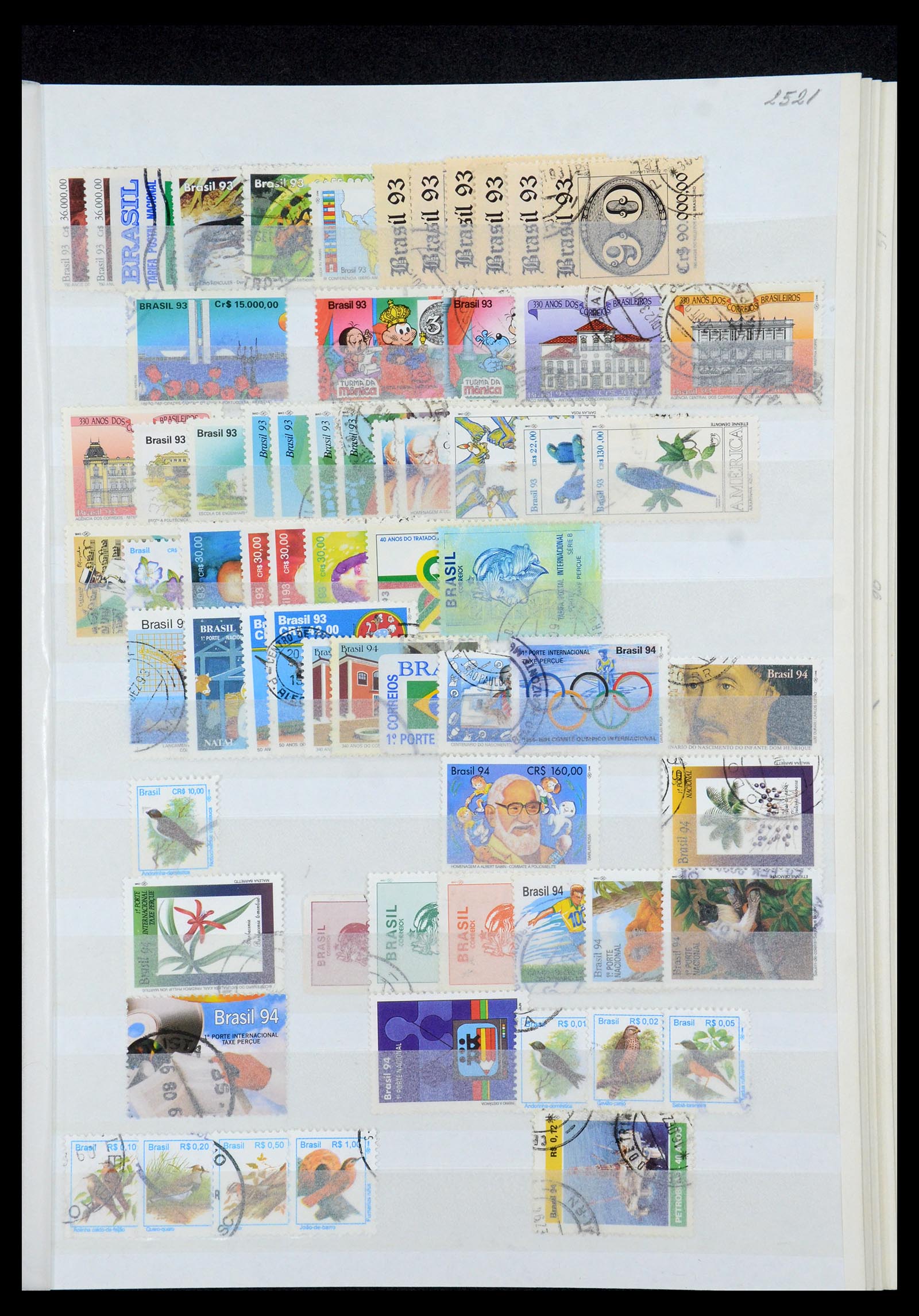 35854 029 - Postzegelverzameling 35854 Brazilië 1849-1998.