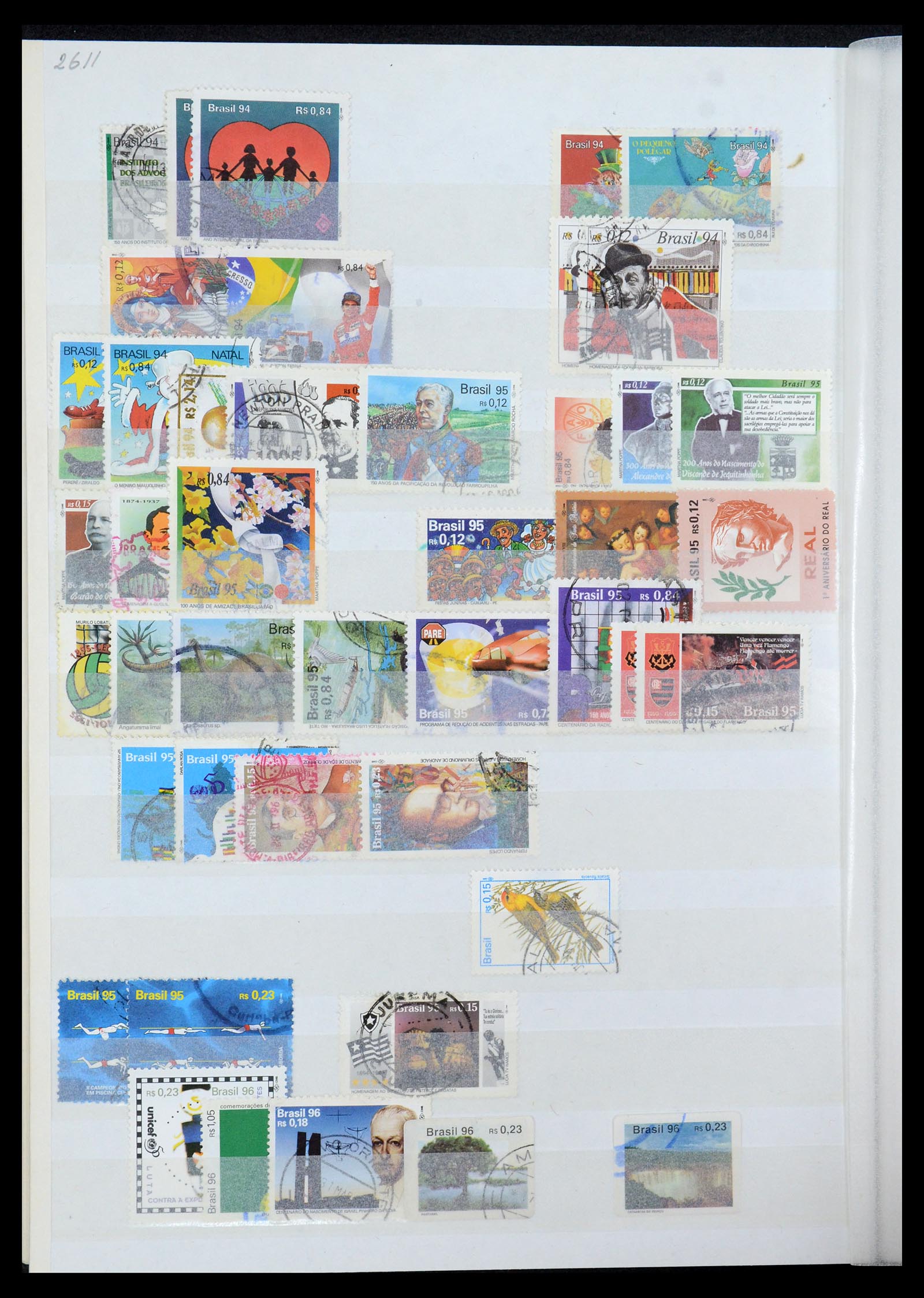 35854 030 - Postzegelverzameling 35854 Brazilië 1849-1998.