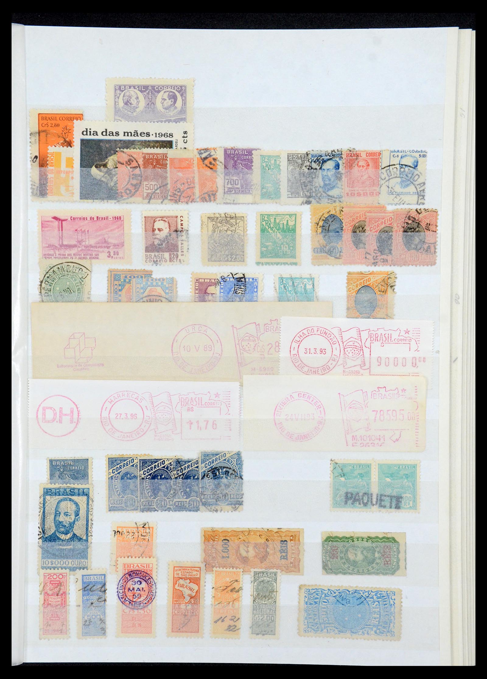 35854 033 - Postzegelverzameling 35854 Brazilië 1849-1998.
