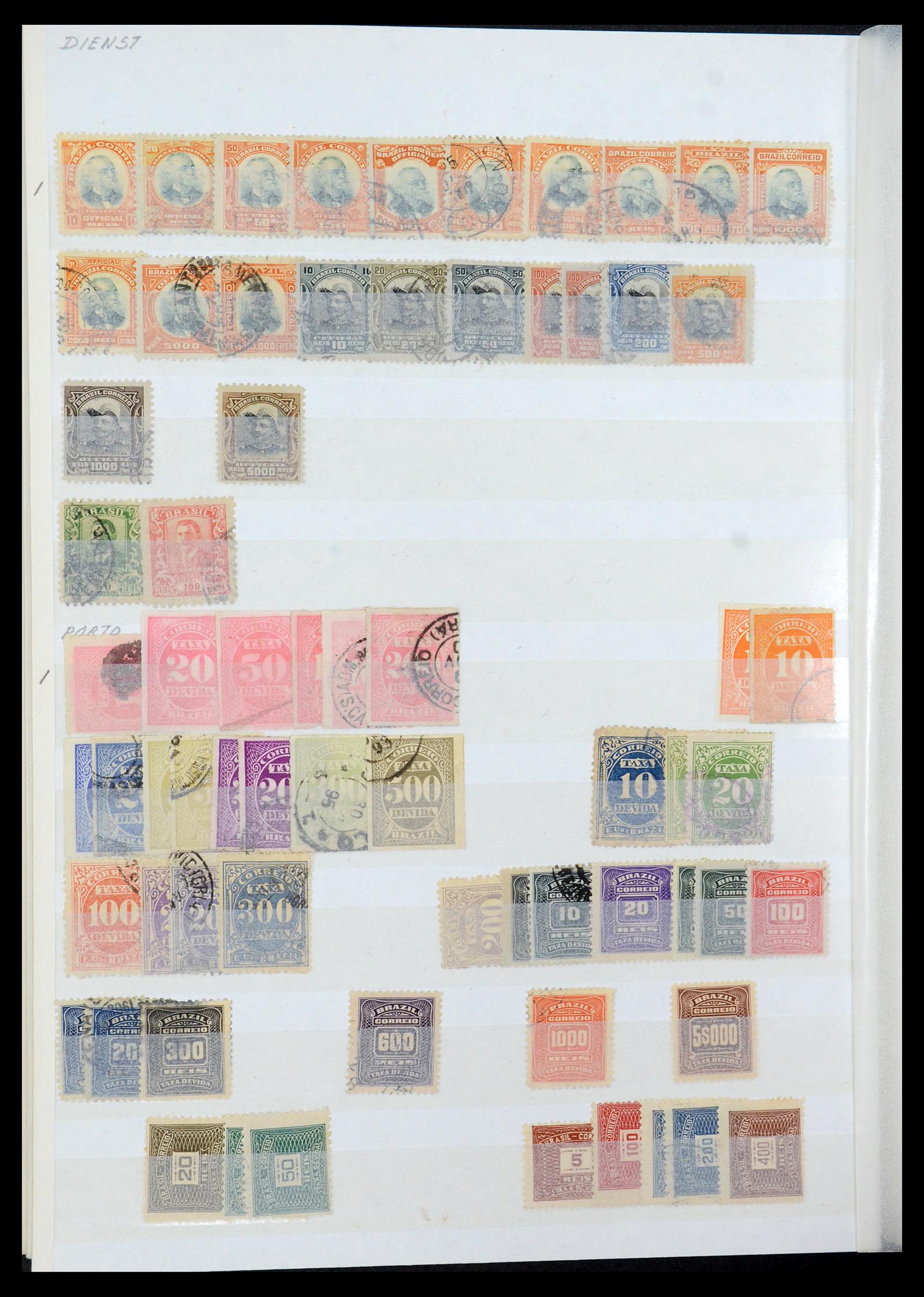 35854 034 - Postzegelverzameling 35854 Brazilië 1849-1998.