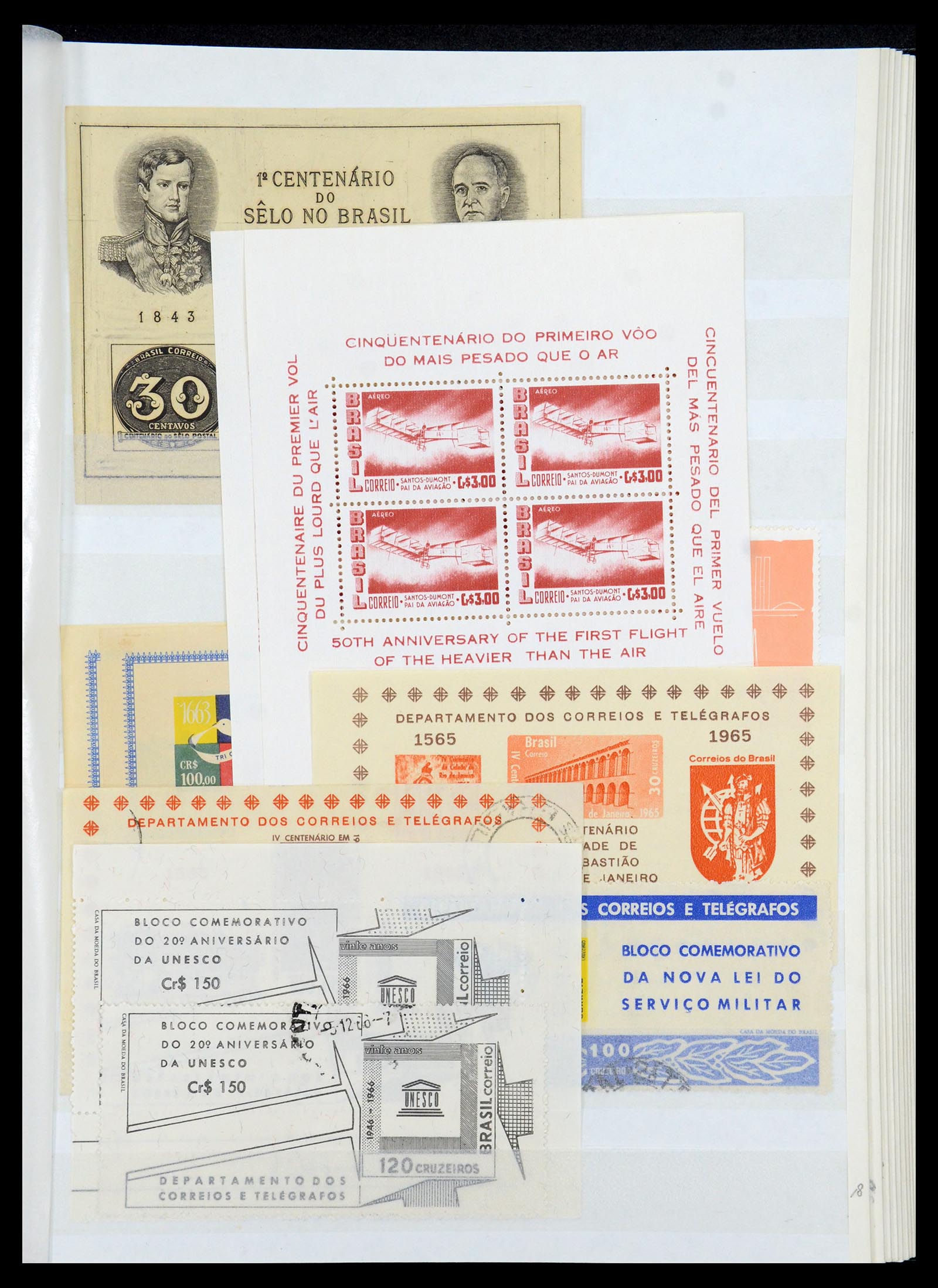 35854 039 - Postzegelverzameling 35854 Brazilië 1849-1998.