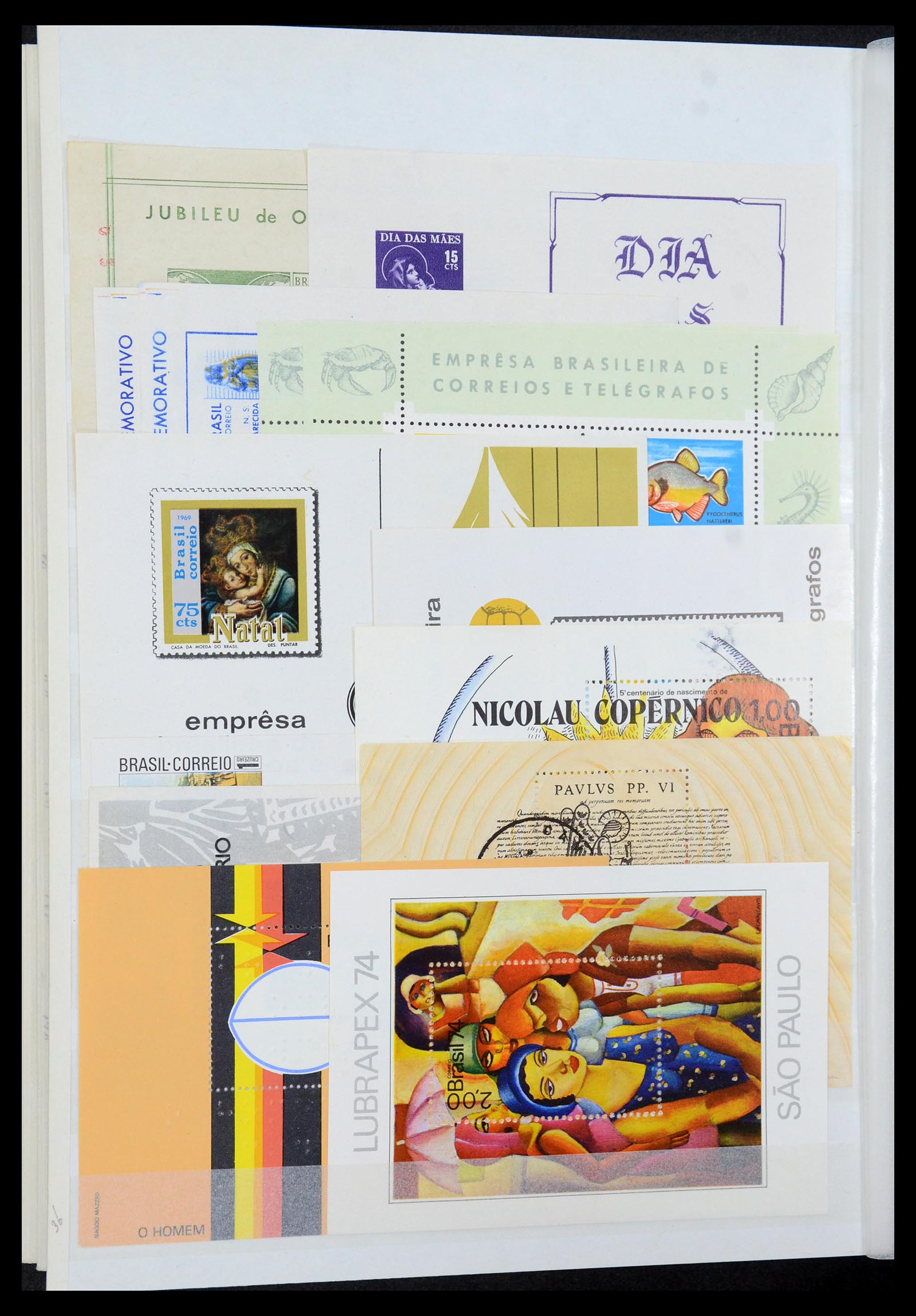35854 040 - Postzegelverzameling 35854 Brazilië 1849-1998.