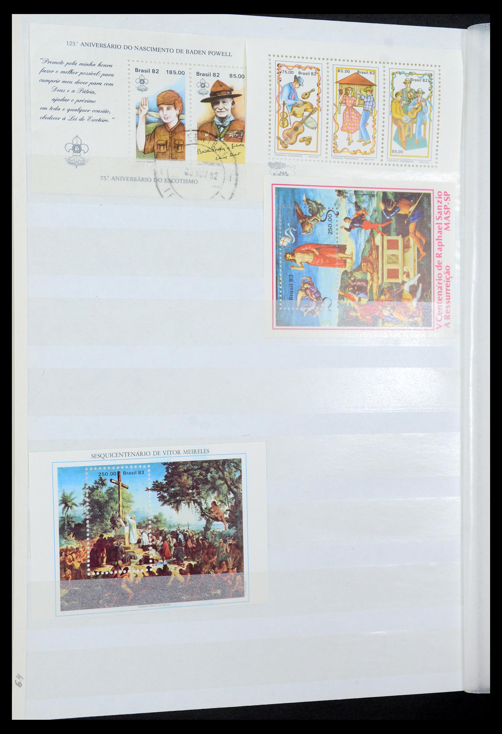 35854 042 - Postzegelverzameling 35854 Brazilië 1849-1998.
