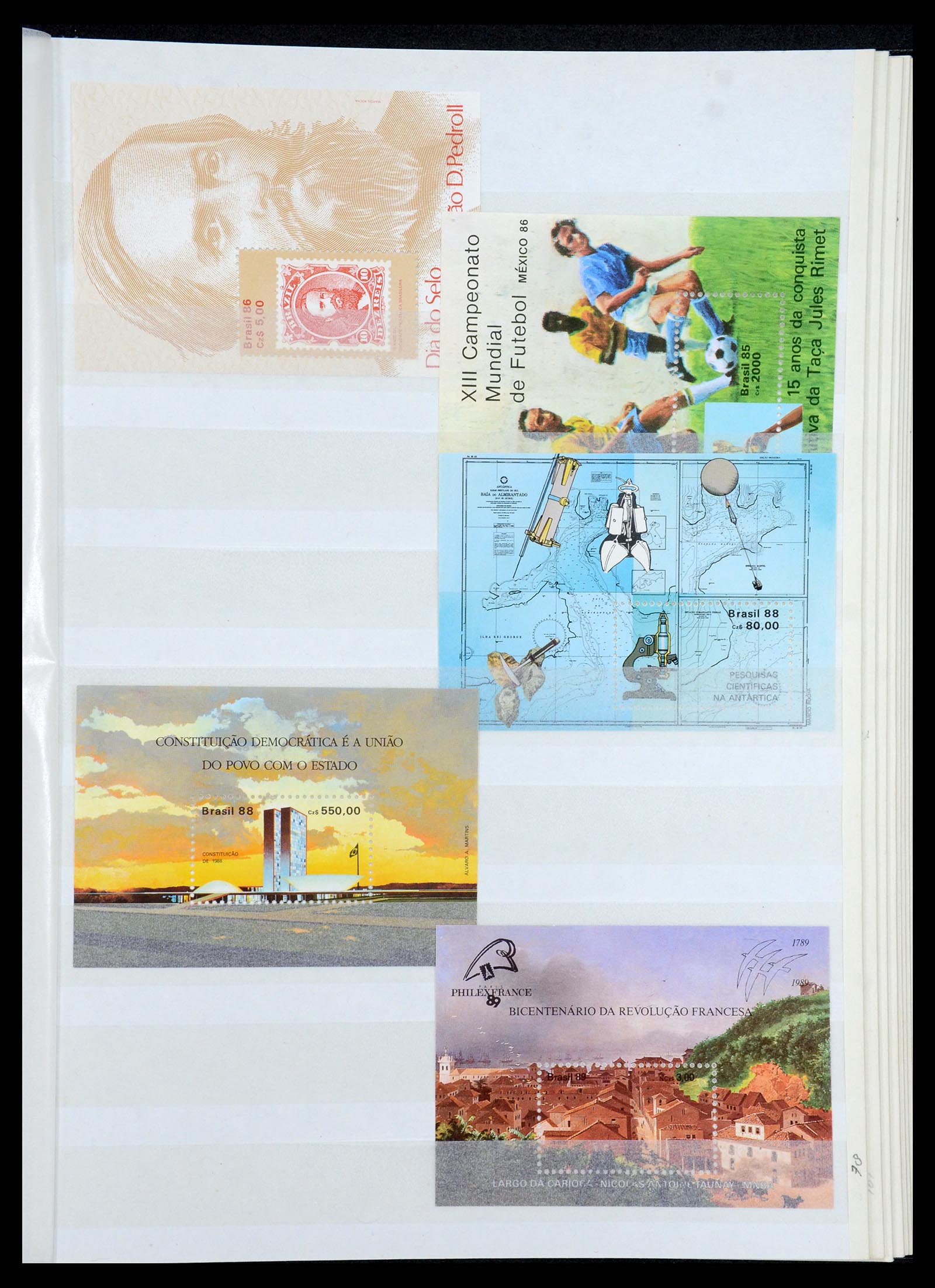 35854 043 - Postzegelverzameling 35854 Brazilië 1849-1998.
