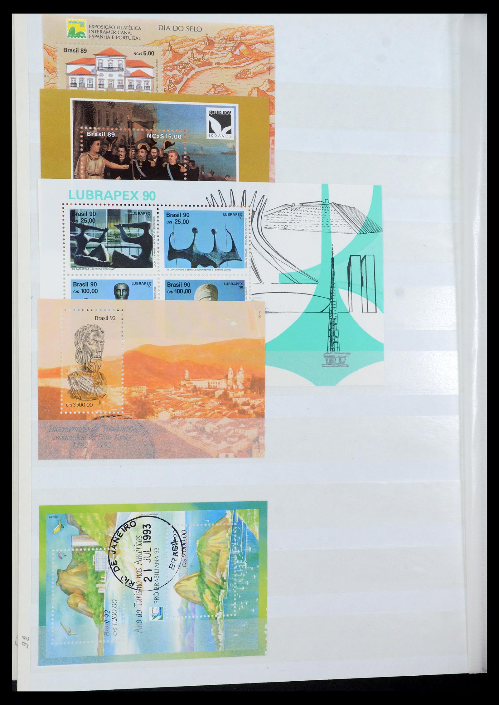 35854 044 - Postzegelverzameling 35854 Brazilië 1849-1998.