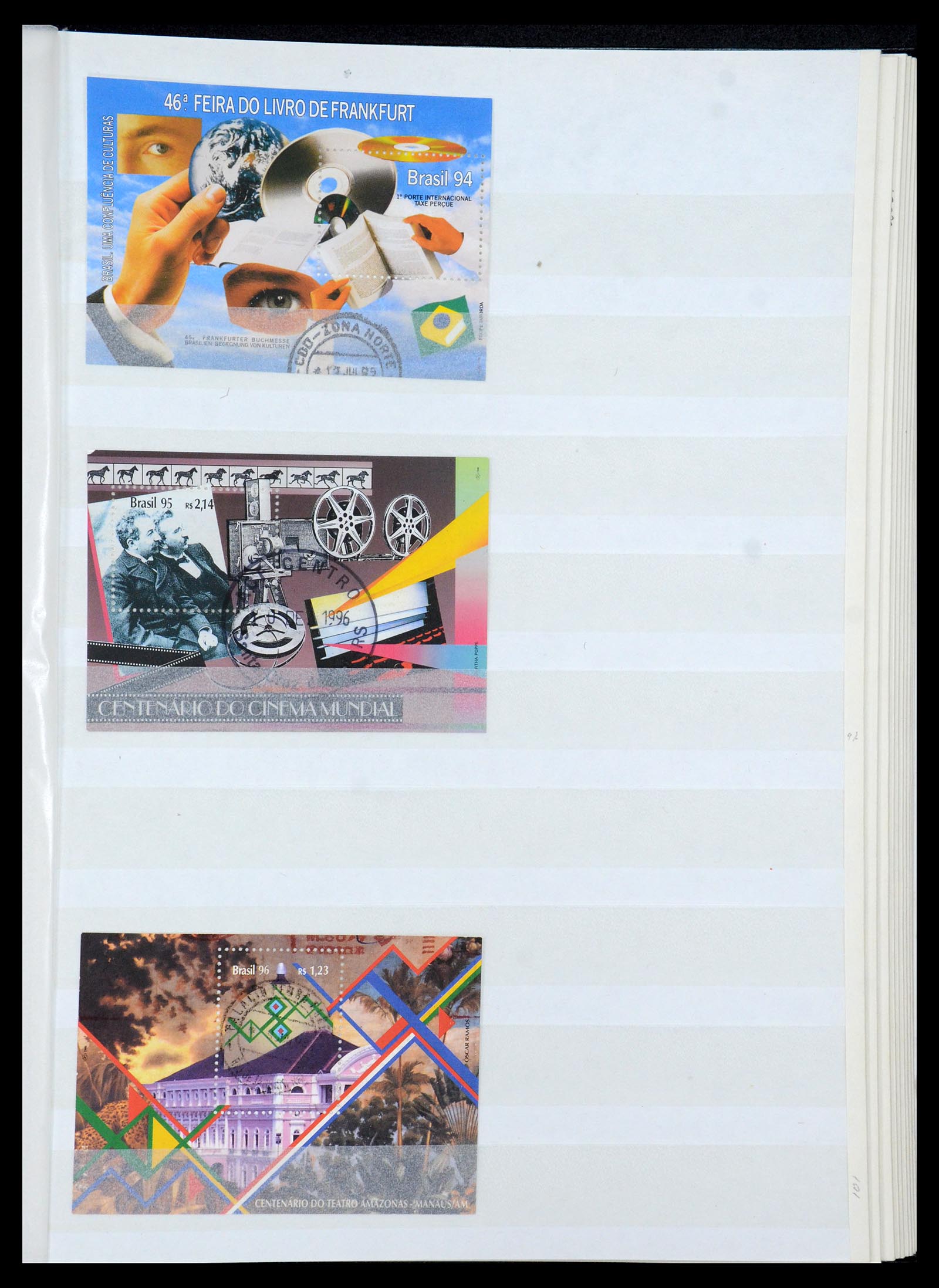 35854 045 - Postzegelverzameling 35854 Brazilië 1849-1998.