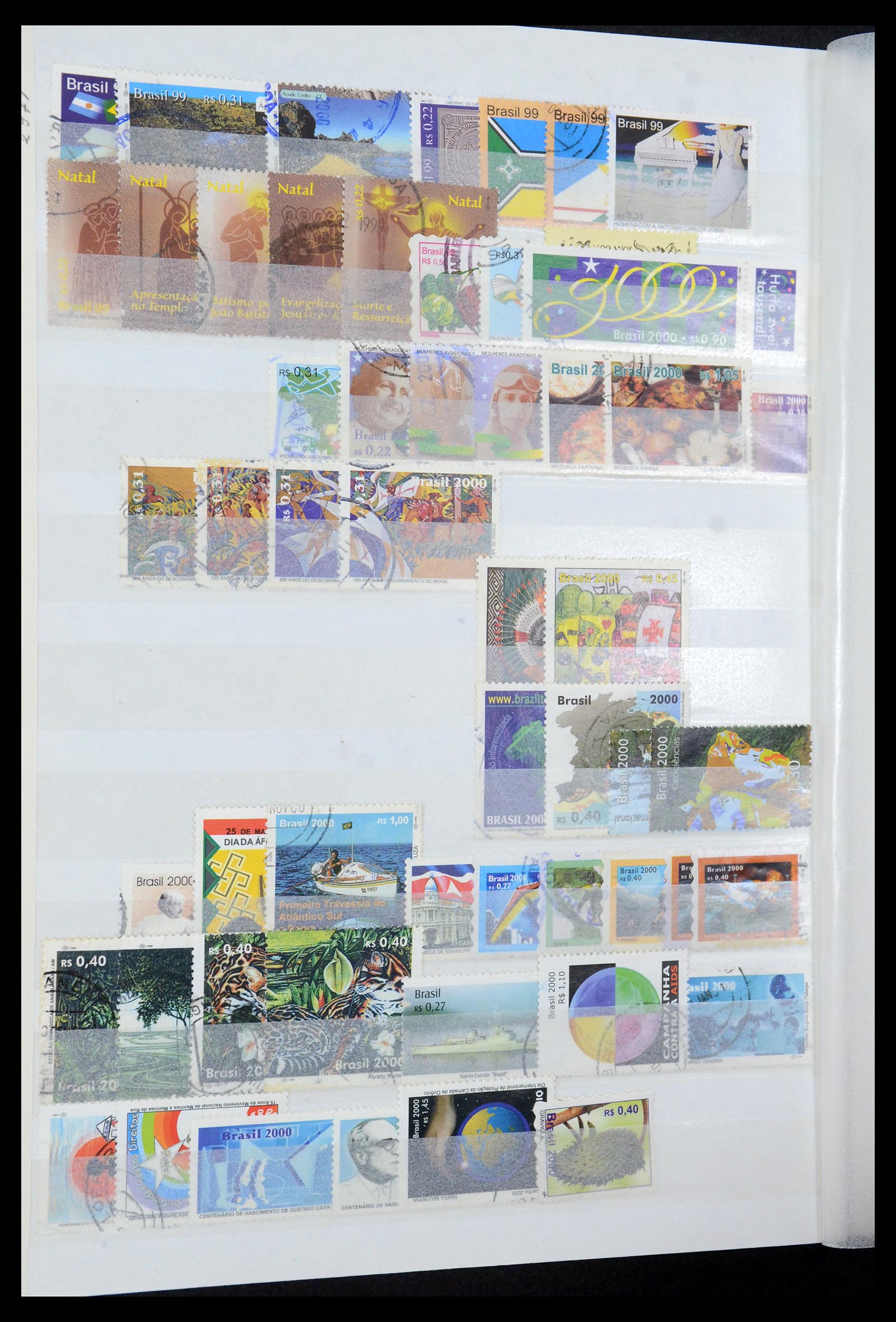 35854 047 - Postzegelverzameling 35854 Brazilië 1849-1998.