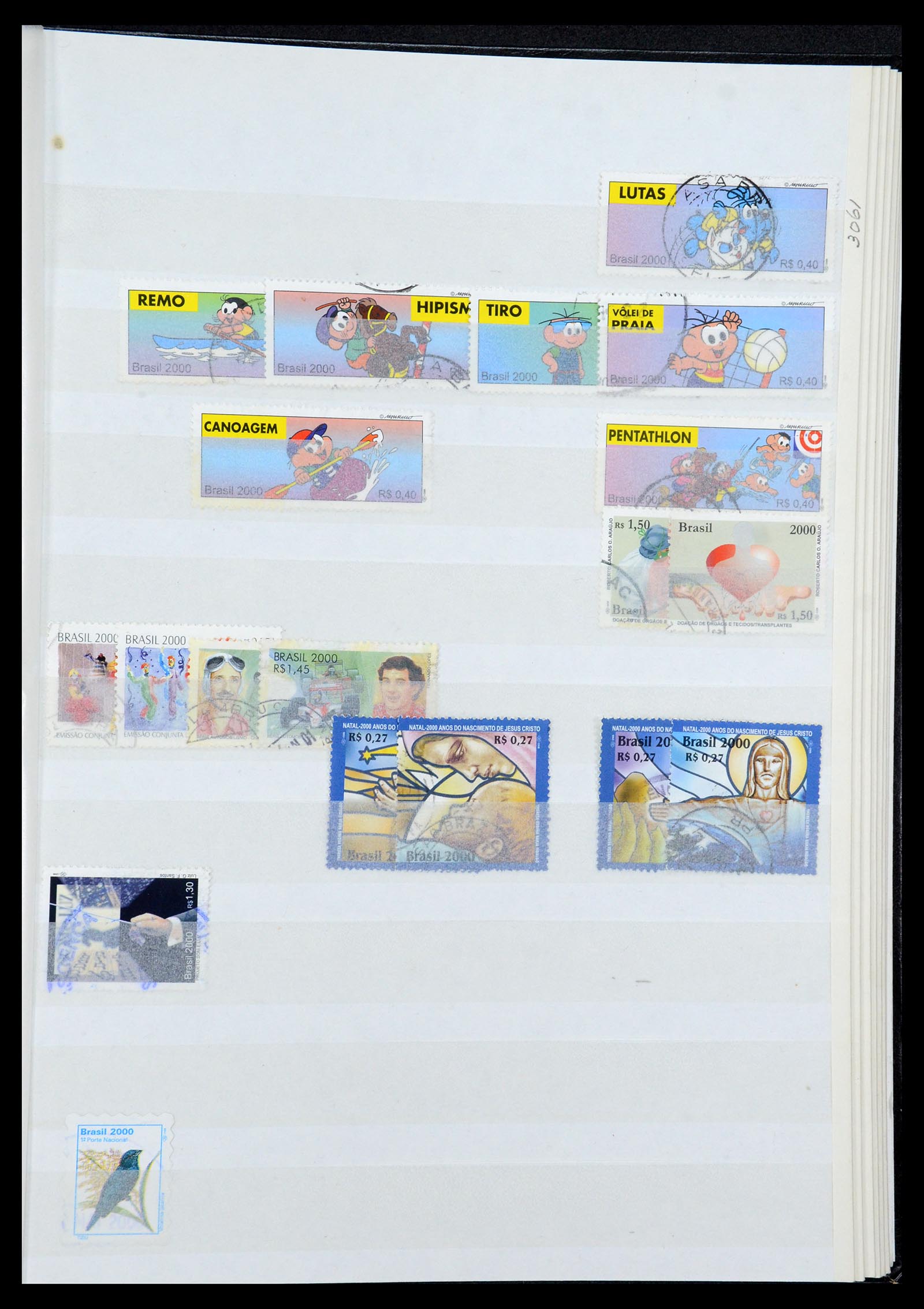 35854 048 - Postzegelverzameling 35854 Brazilië 1849-1998.