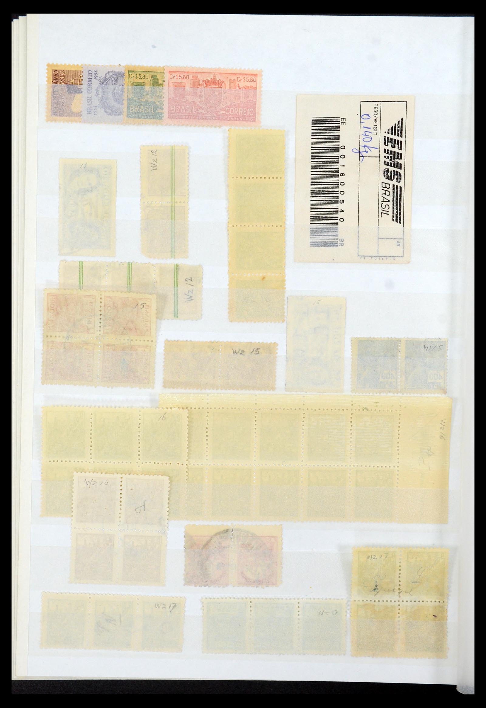 35854 053 - Postzegelverzameling 35854 Brazilië 1849-1998.