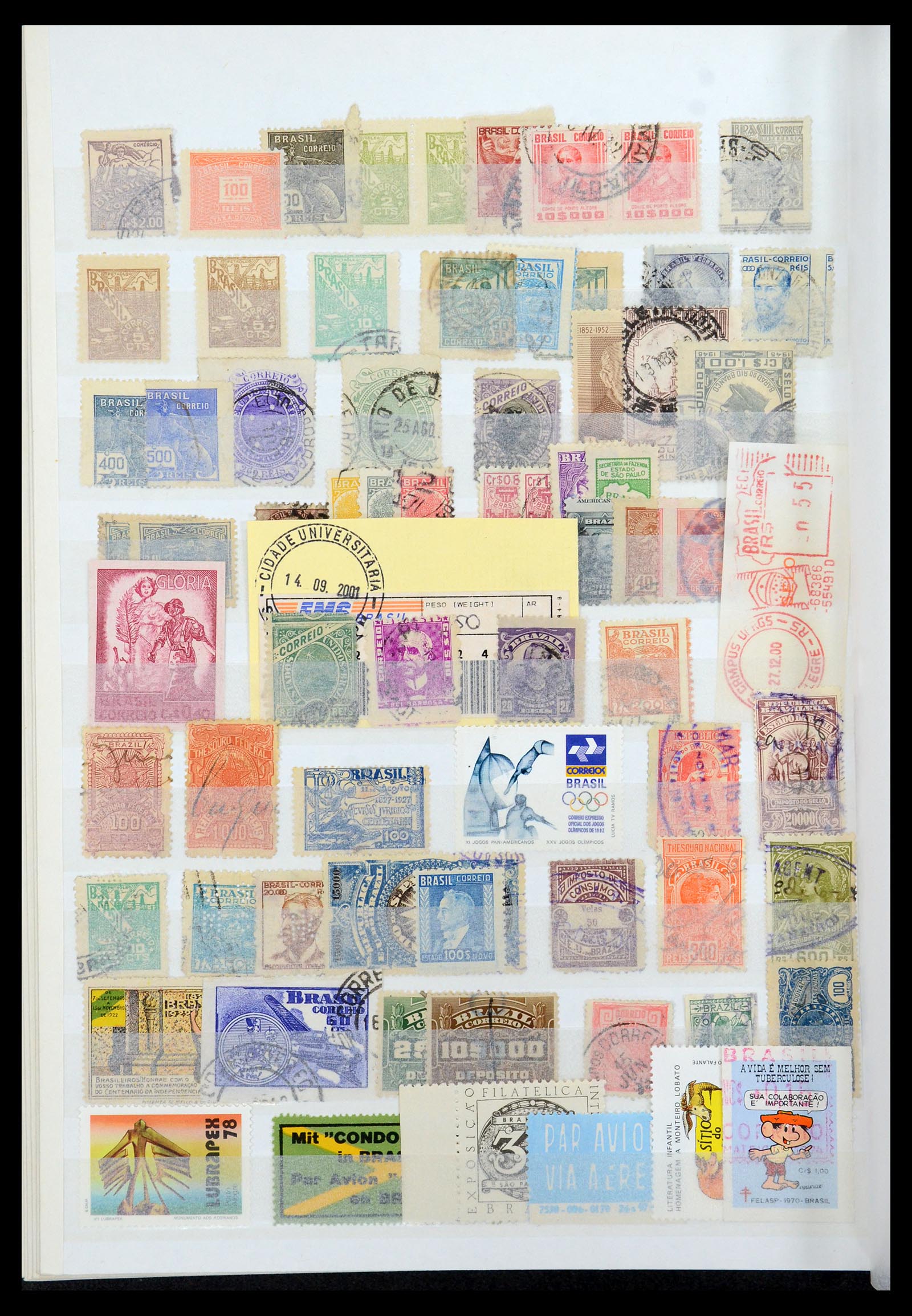 35854 055 - Postzegelverzameling 35854 Brazilië 1849-1998.