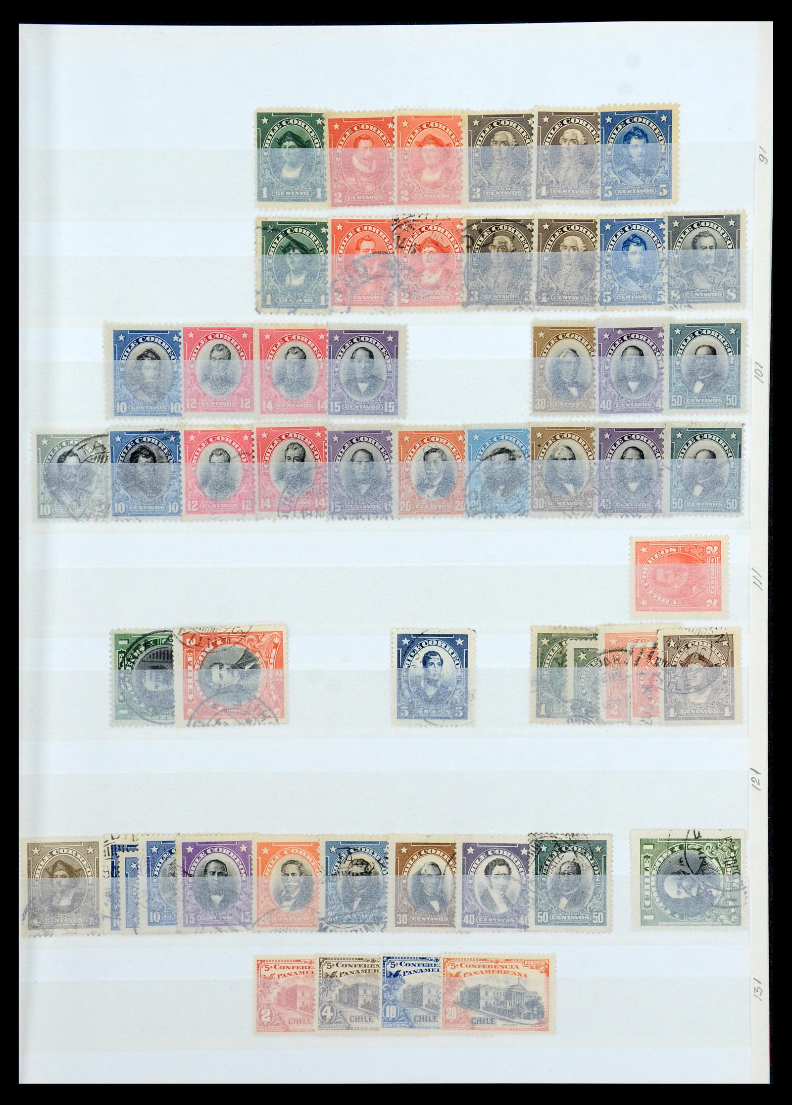 35855 003 - Postzegelverzameling 35855 Chili 1853-1990.