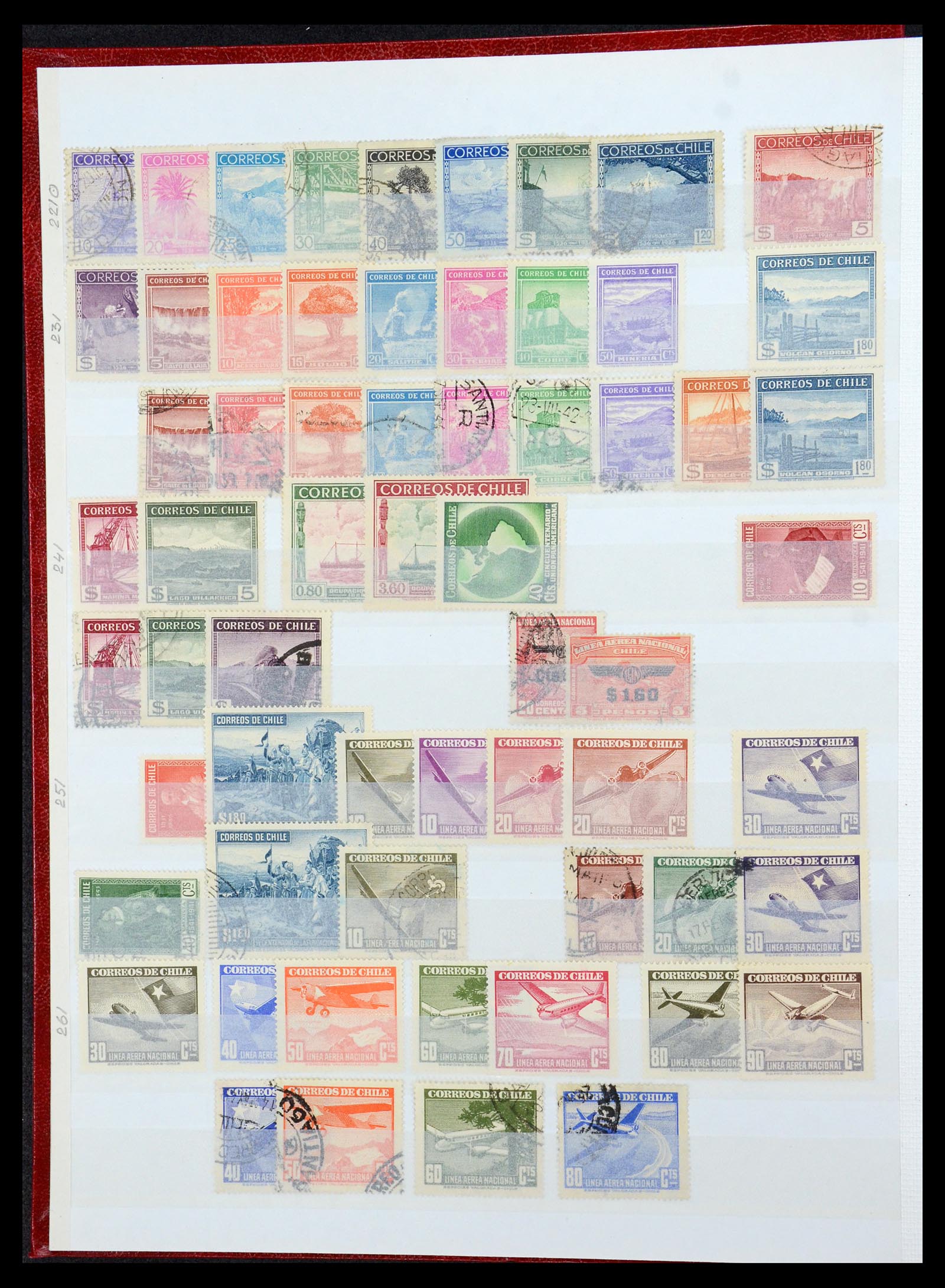 35855 006 - Postzegelverzameling 35855 Chili 1853-1990.