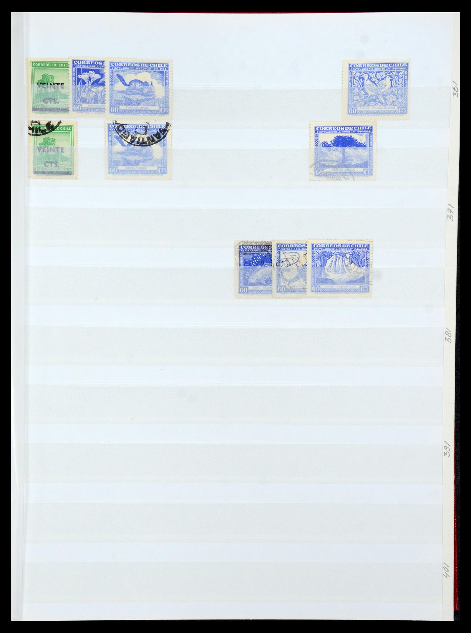 35855 009 - Stamp Collection 35855 Chile 1853-1990.