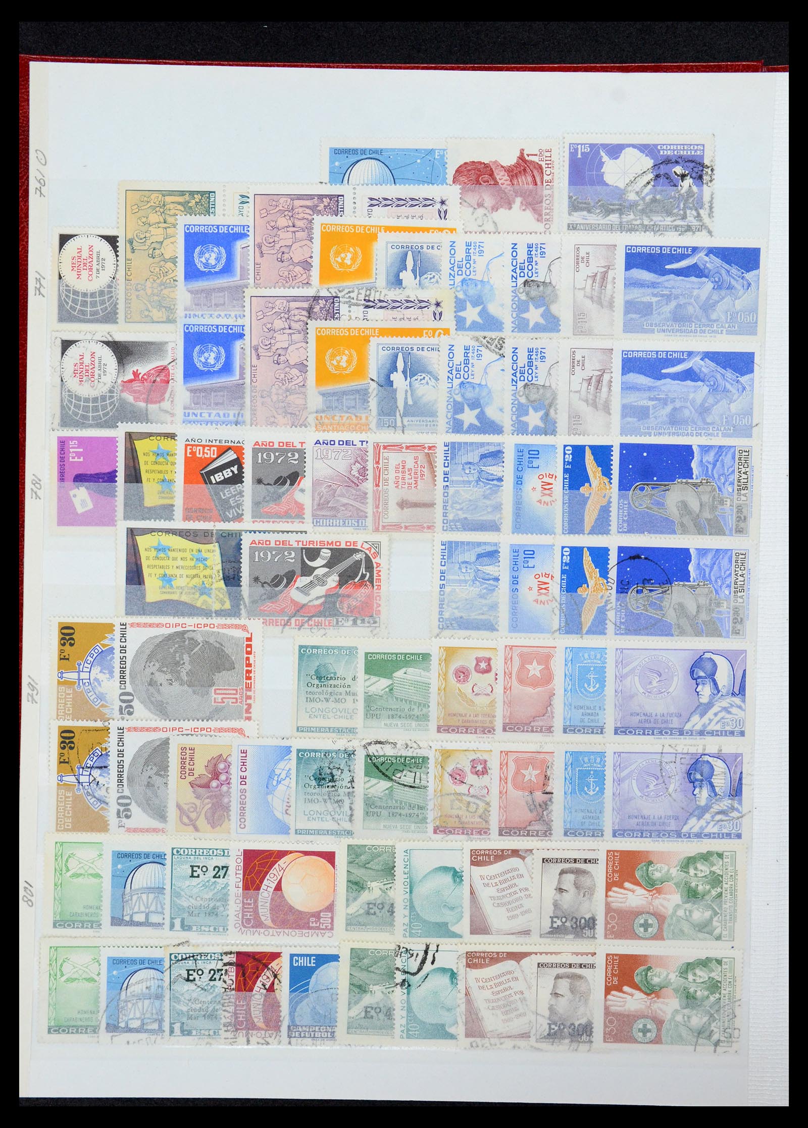 35855 018 - Postzegelverzameling 35855 Chili 1853-1990.