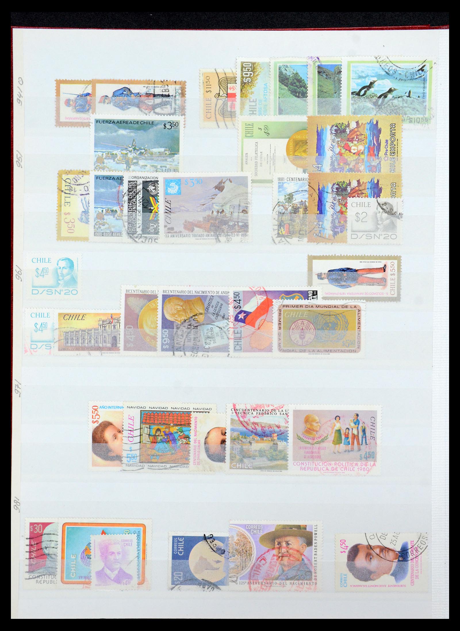 35855 022 - Postzegelverzameling 35855 Chili 1853-1990.
