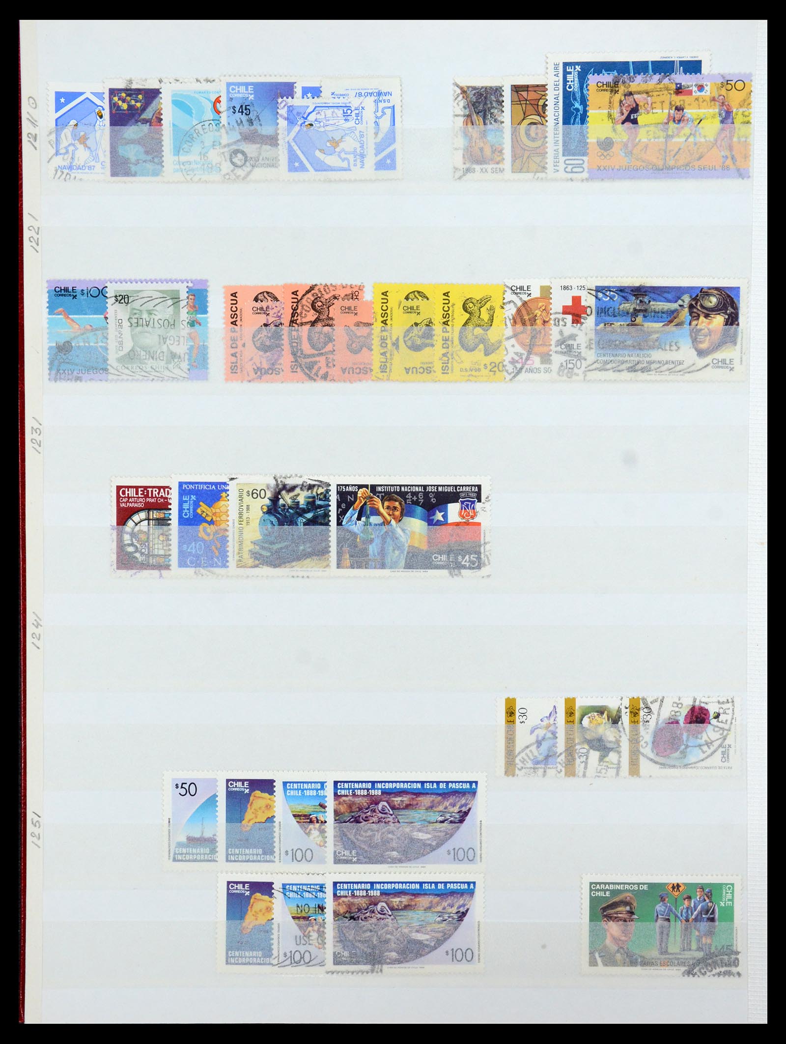 35855 028 - Postzegelverzameling 35855 Chili 1853-1990.
