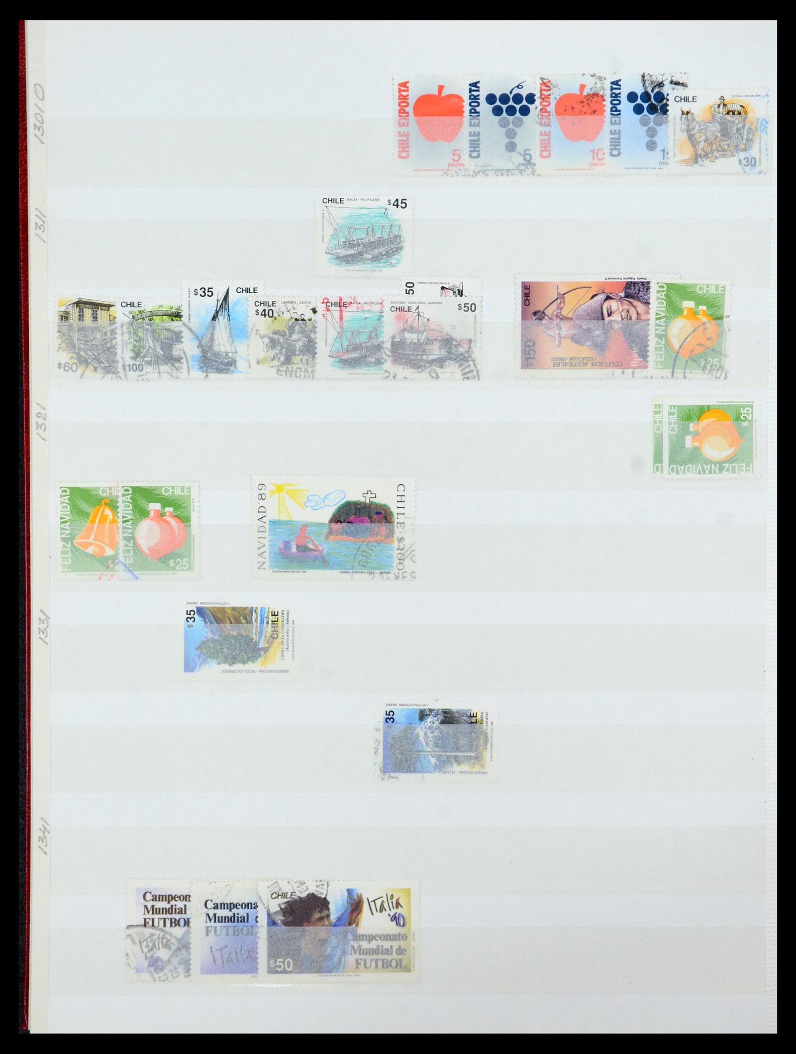 35855 030 - Postzegelverzameling 35855 Chili 1853-1990.