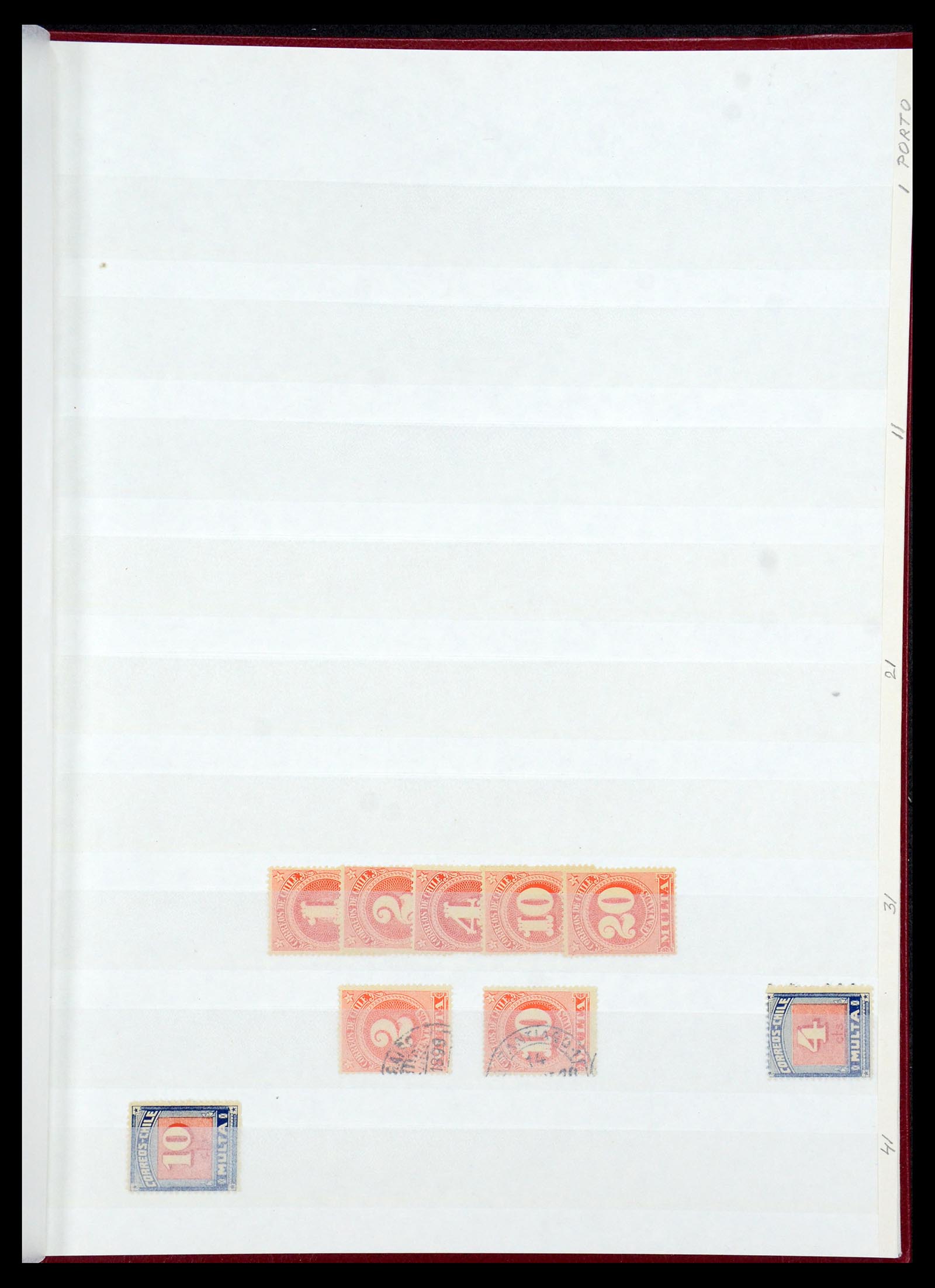 35855 035 - Postzegelverzameling 35855 Chili 1853-1990.